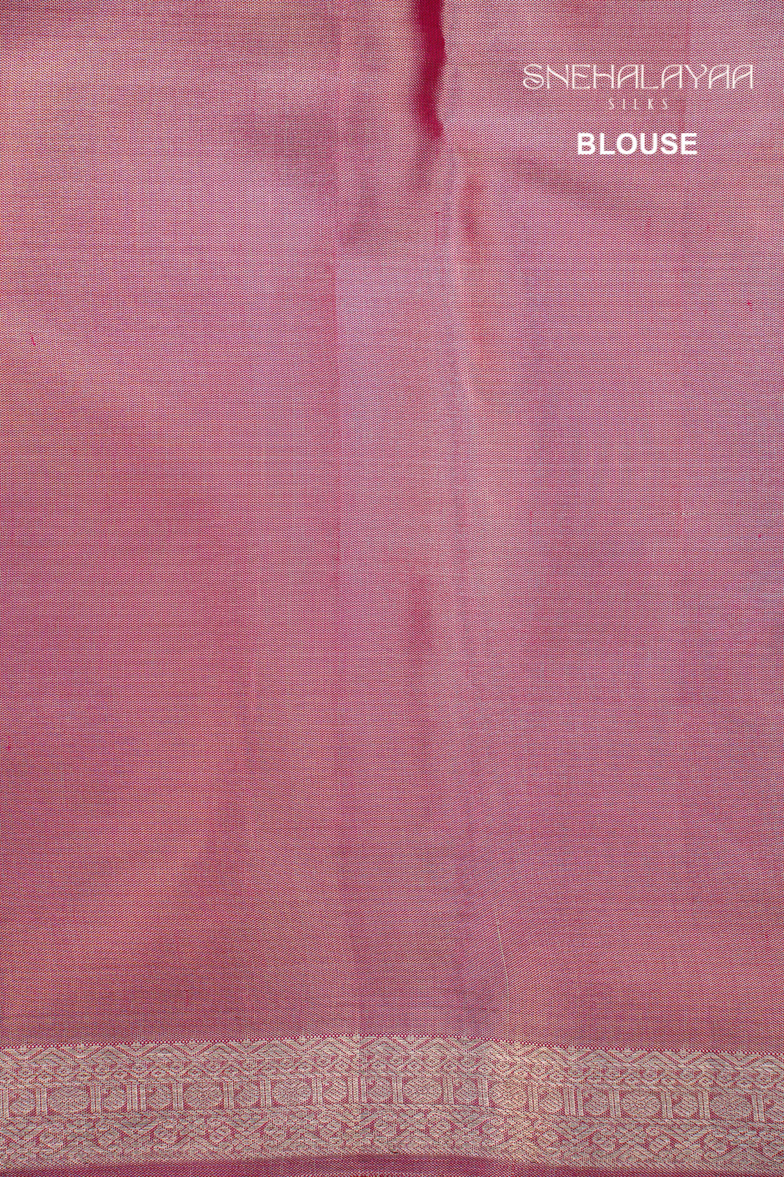 Pink Kancheevaram Silk Saree