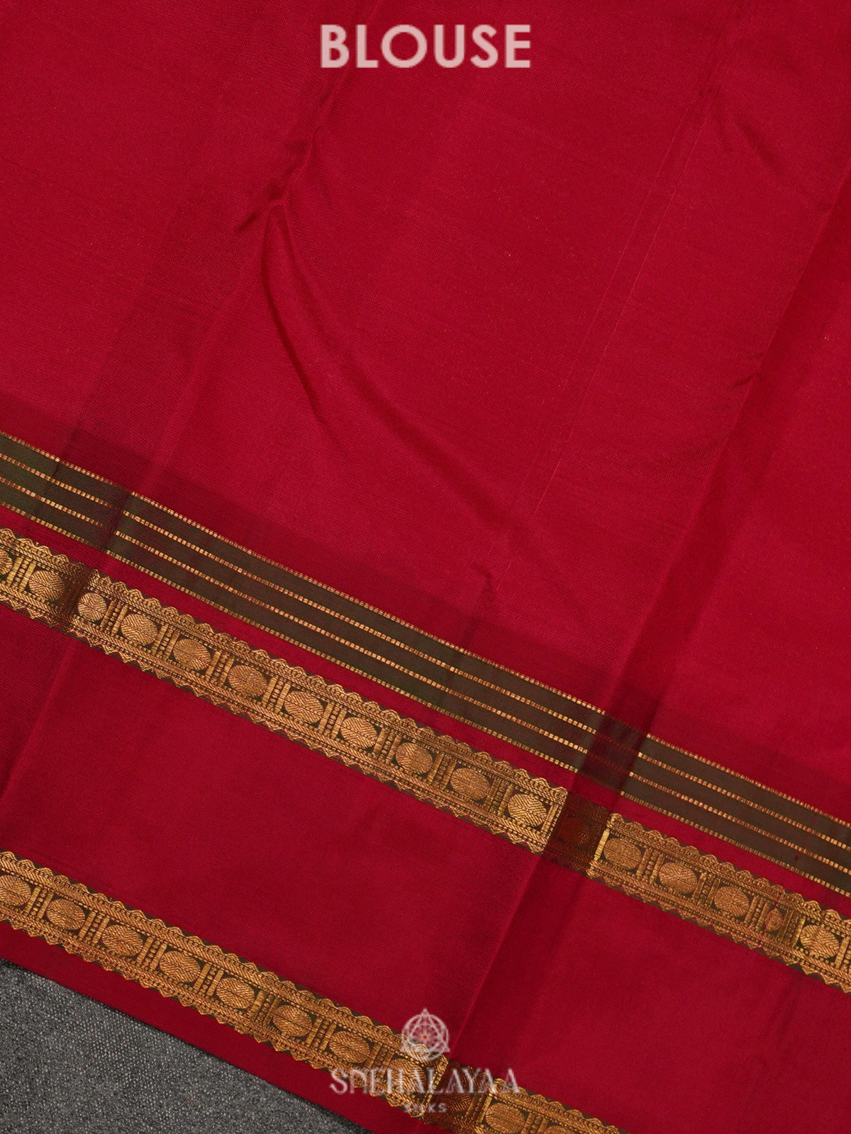 Orange Kanjivaram Silk Saree