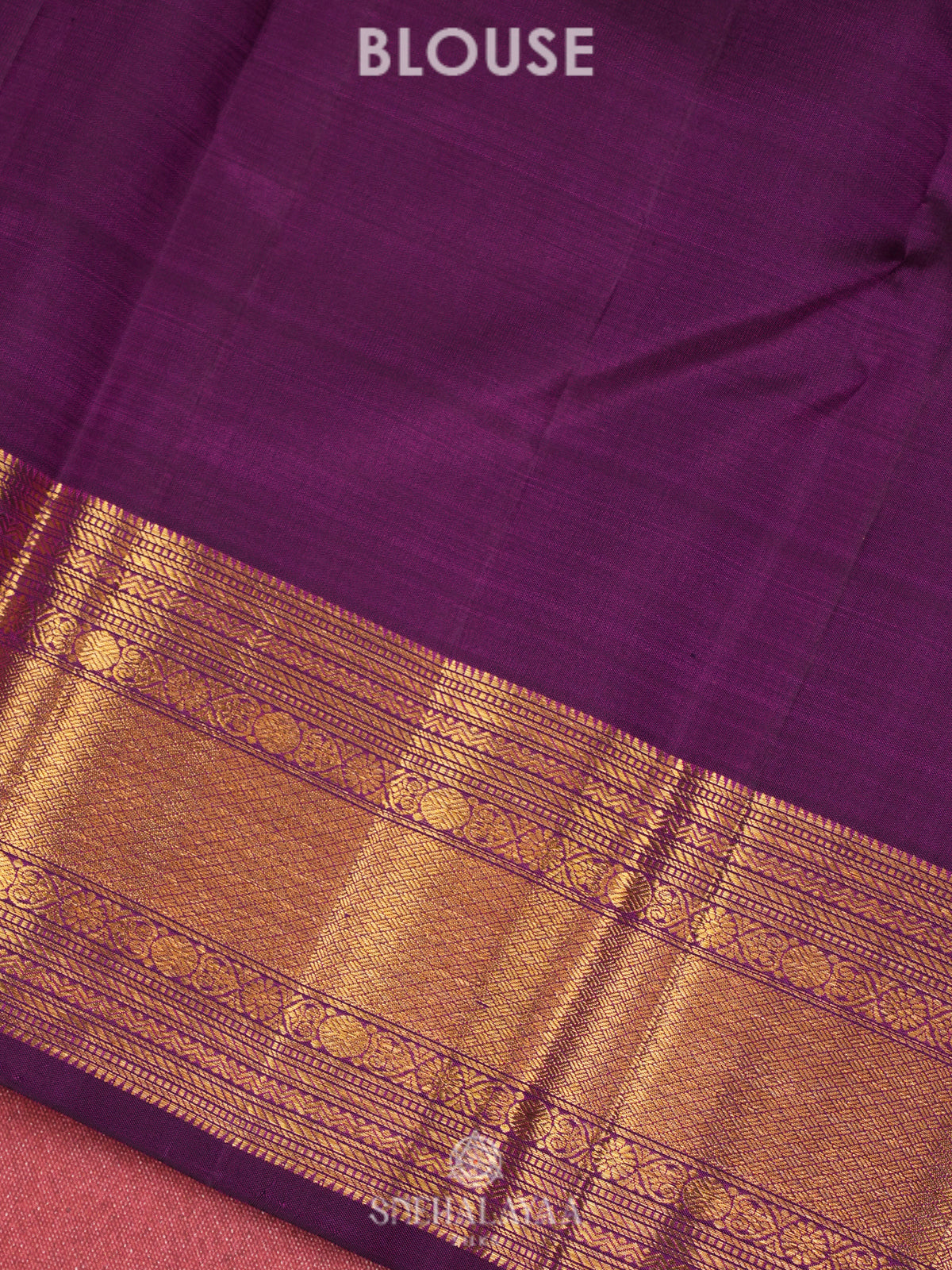 Magenta Kanjivaram Silk Saree