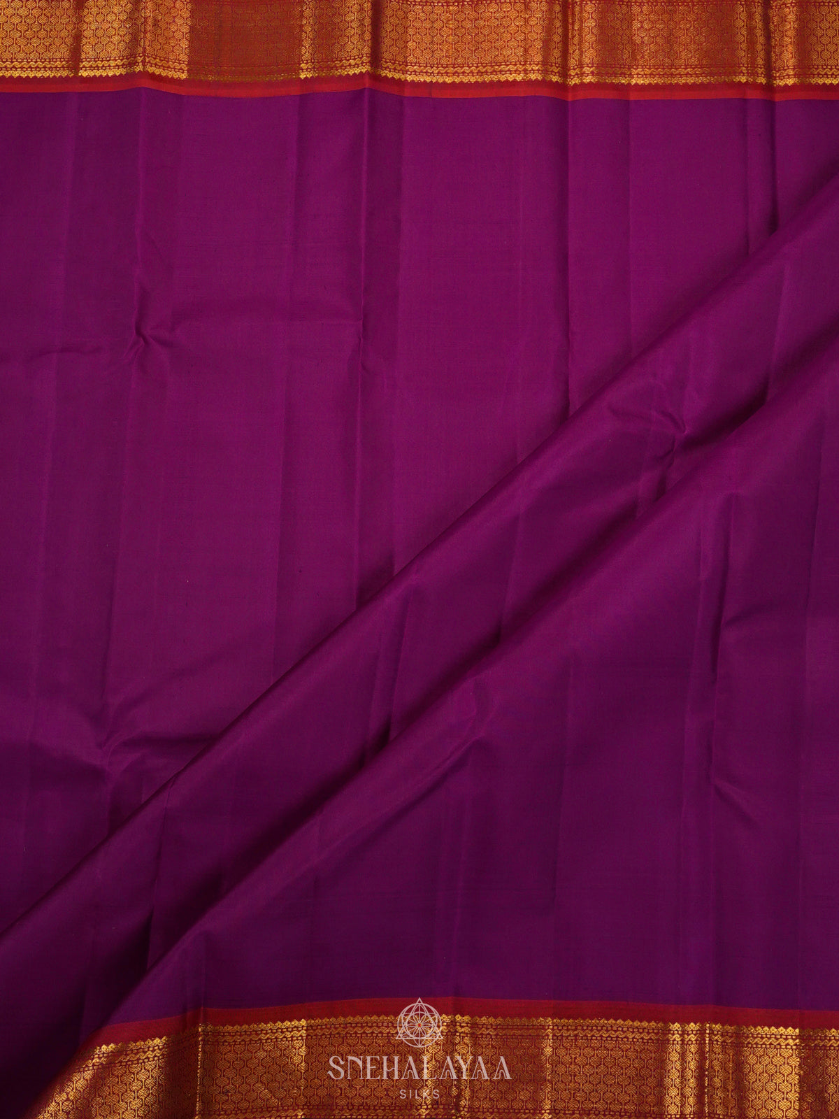 Magenta Kanjivaram Silk Saree