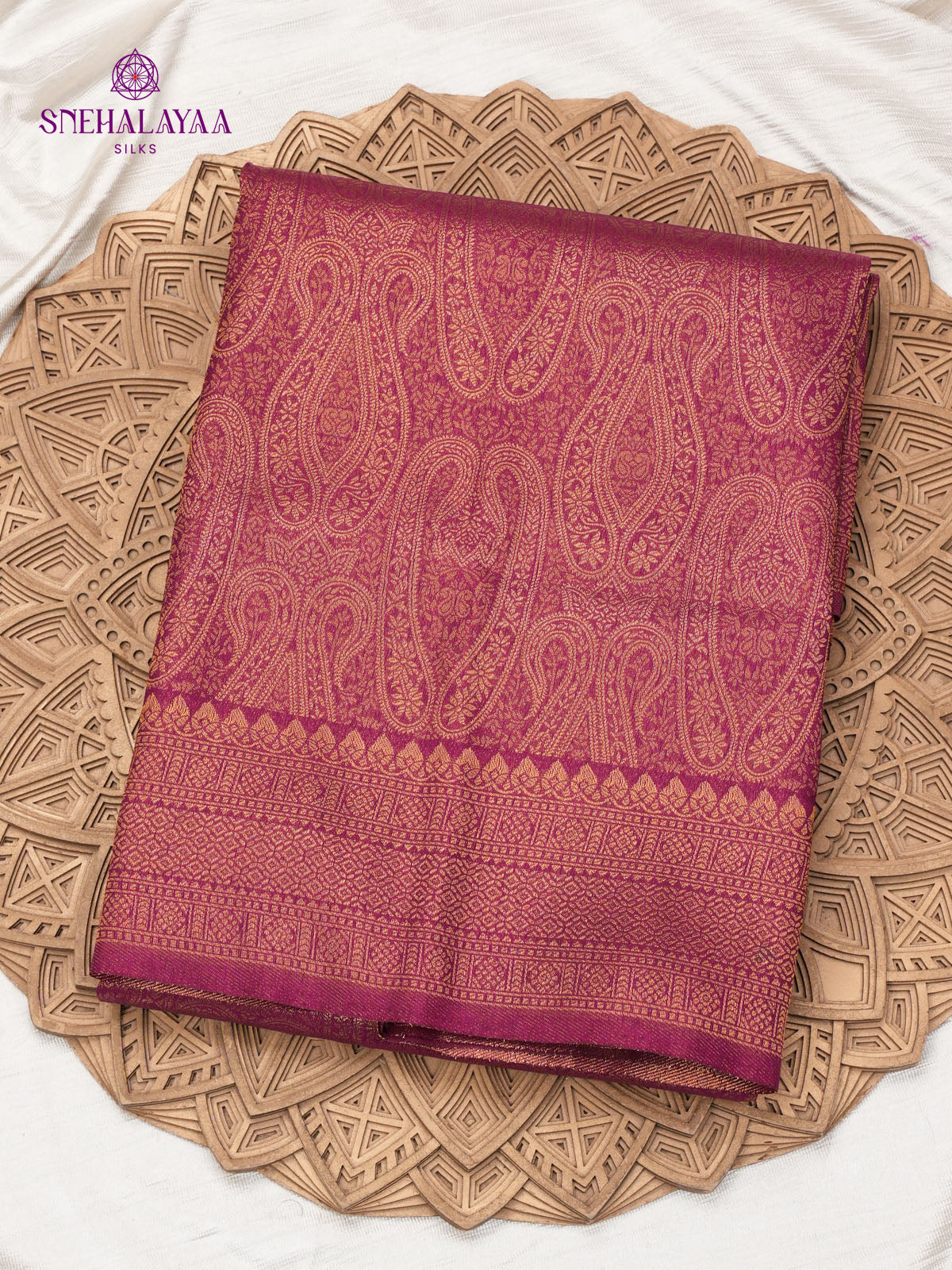 Magenta Soft Silk Saree