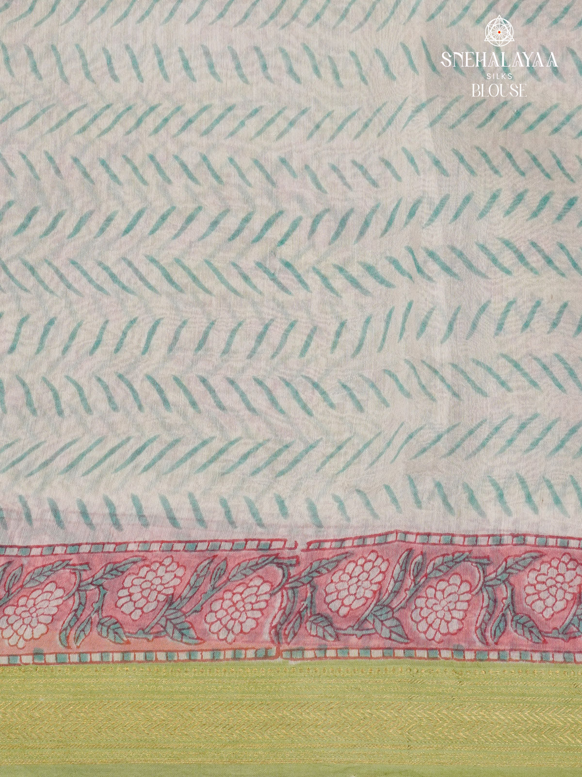 Olive Green Chanderi Saree