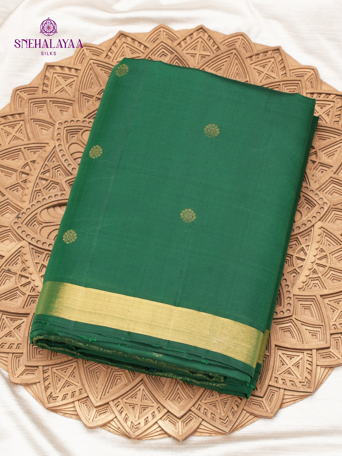 Green Kanjivaram Soft Silk Saree