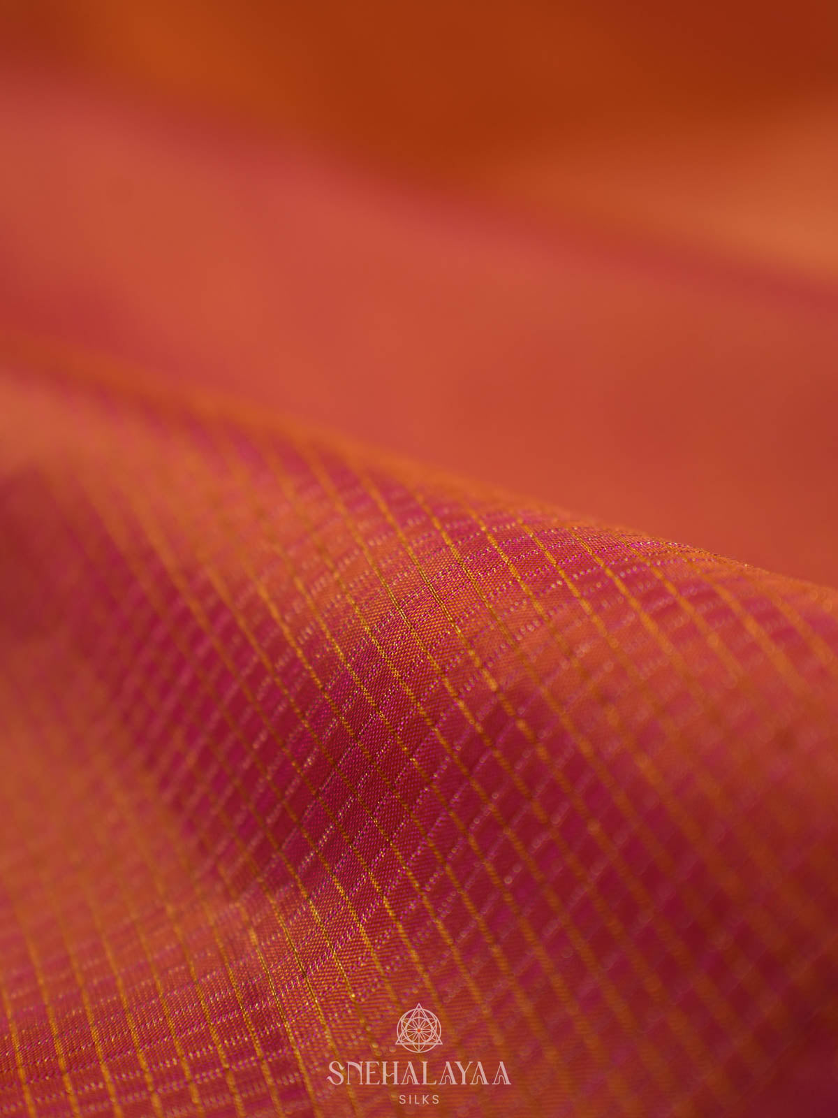 Dual Tone Kanjivaram Silk Saree