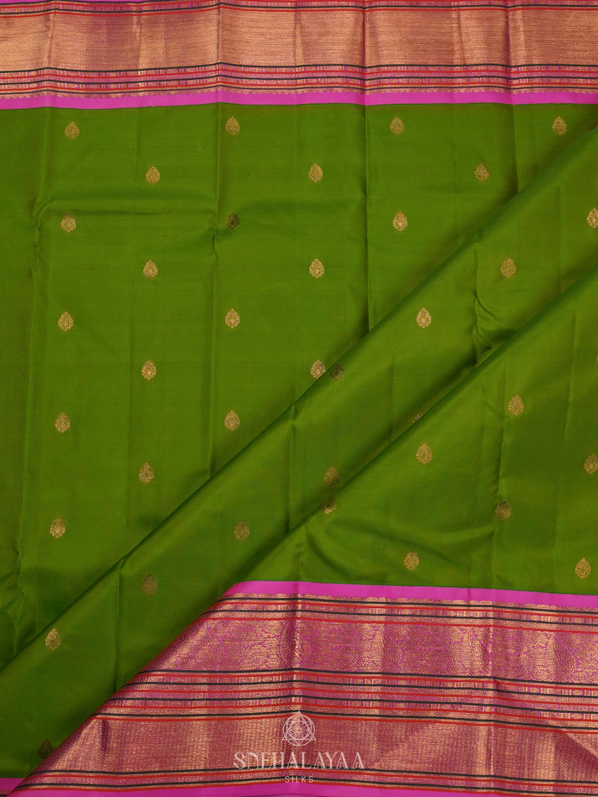 Green Kanjivaram Silk Saree