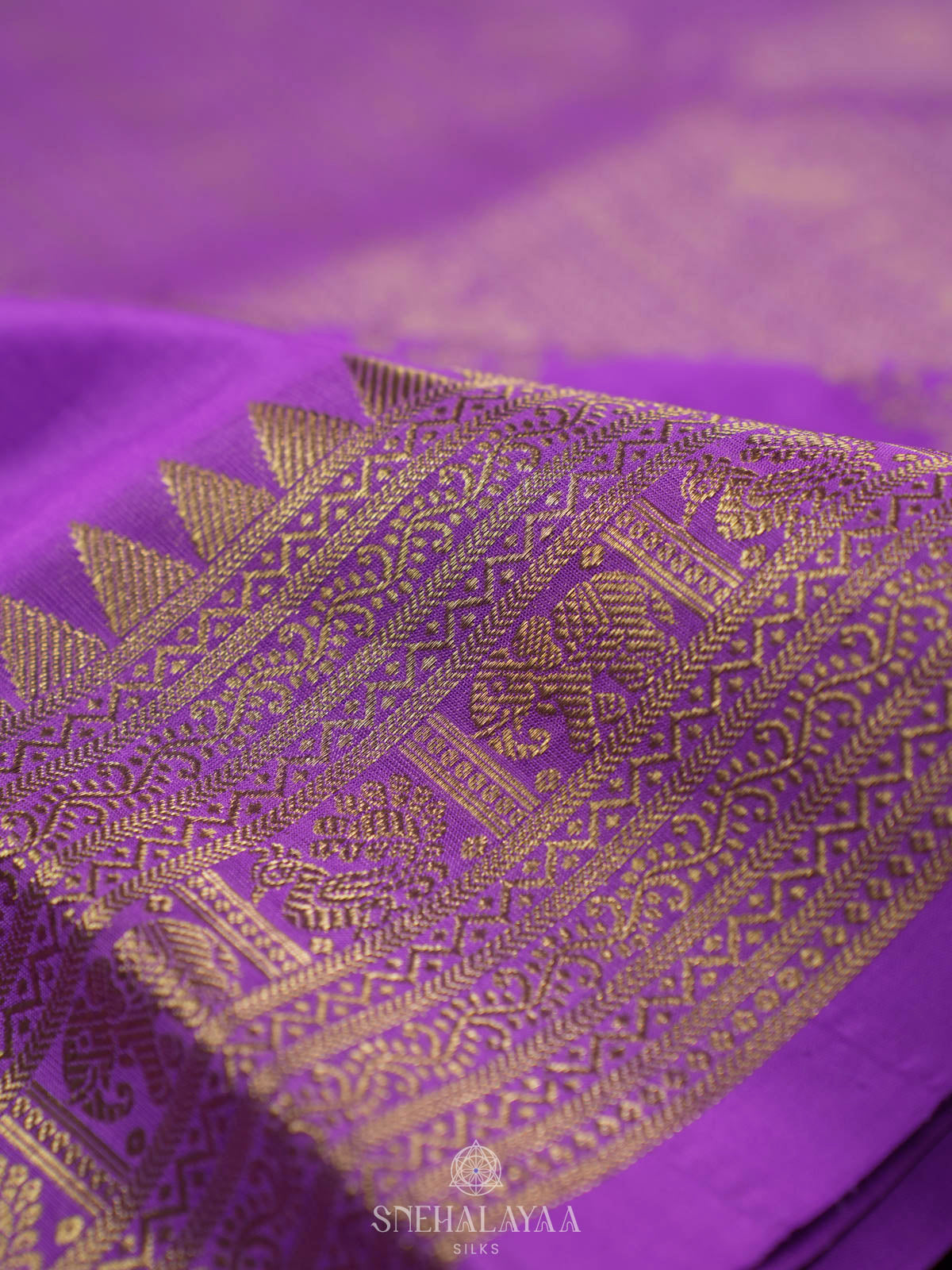 lavender Venkatagiri Silk Saree