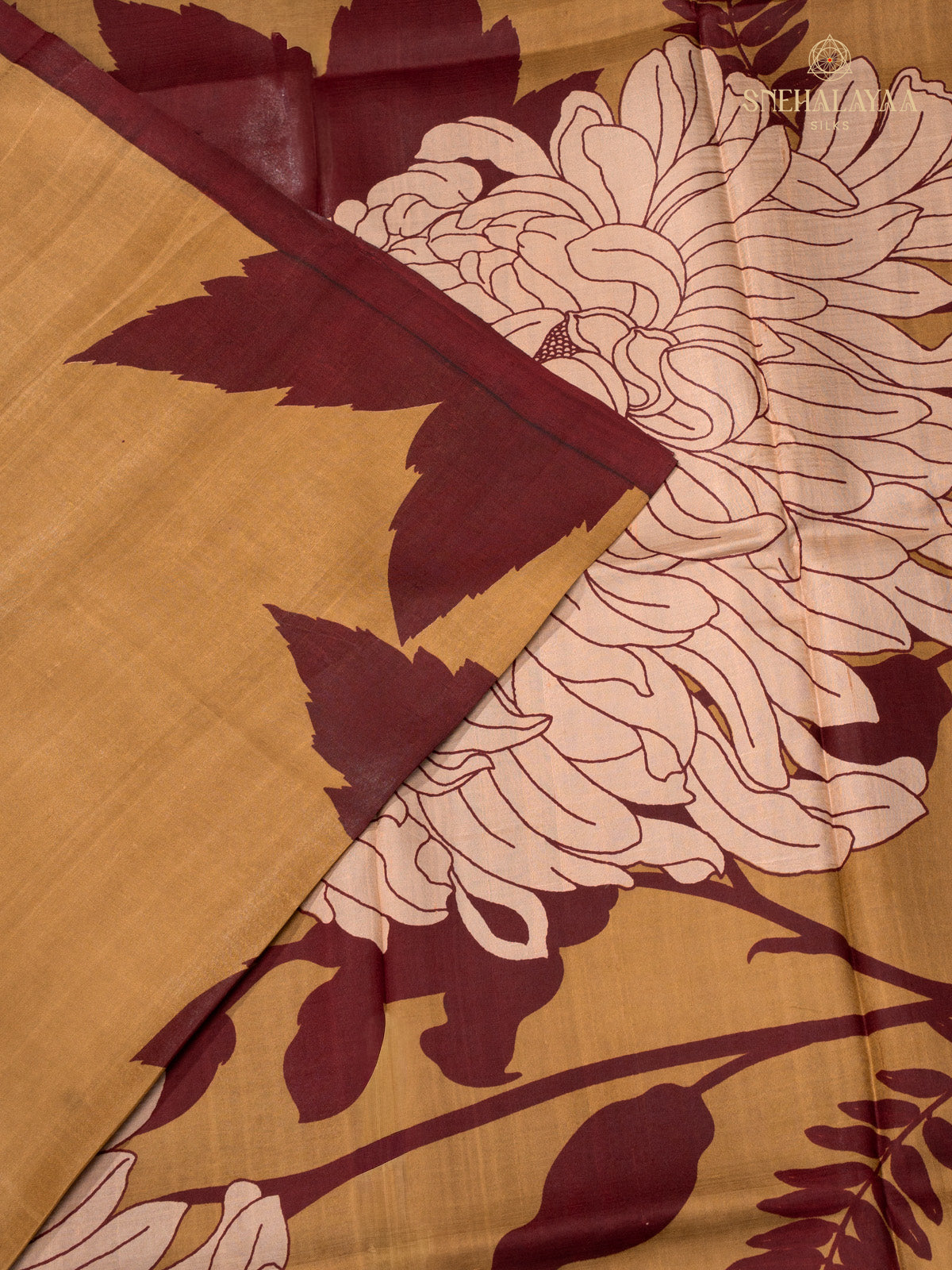 Coffee Brown Tussar Saree