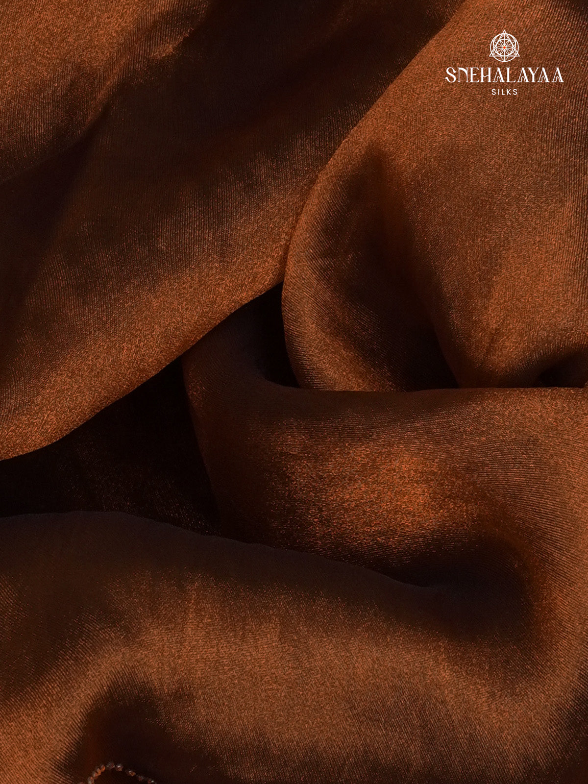 Brown Designer Saree