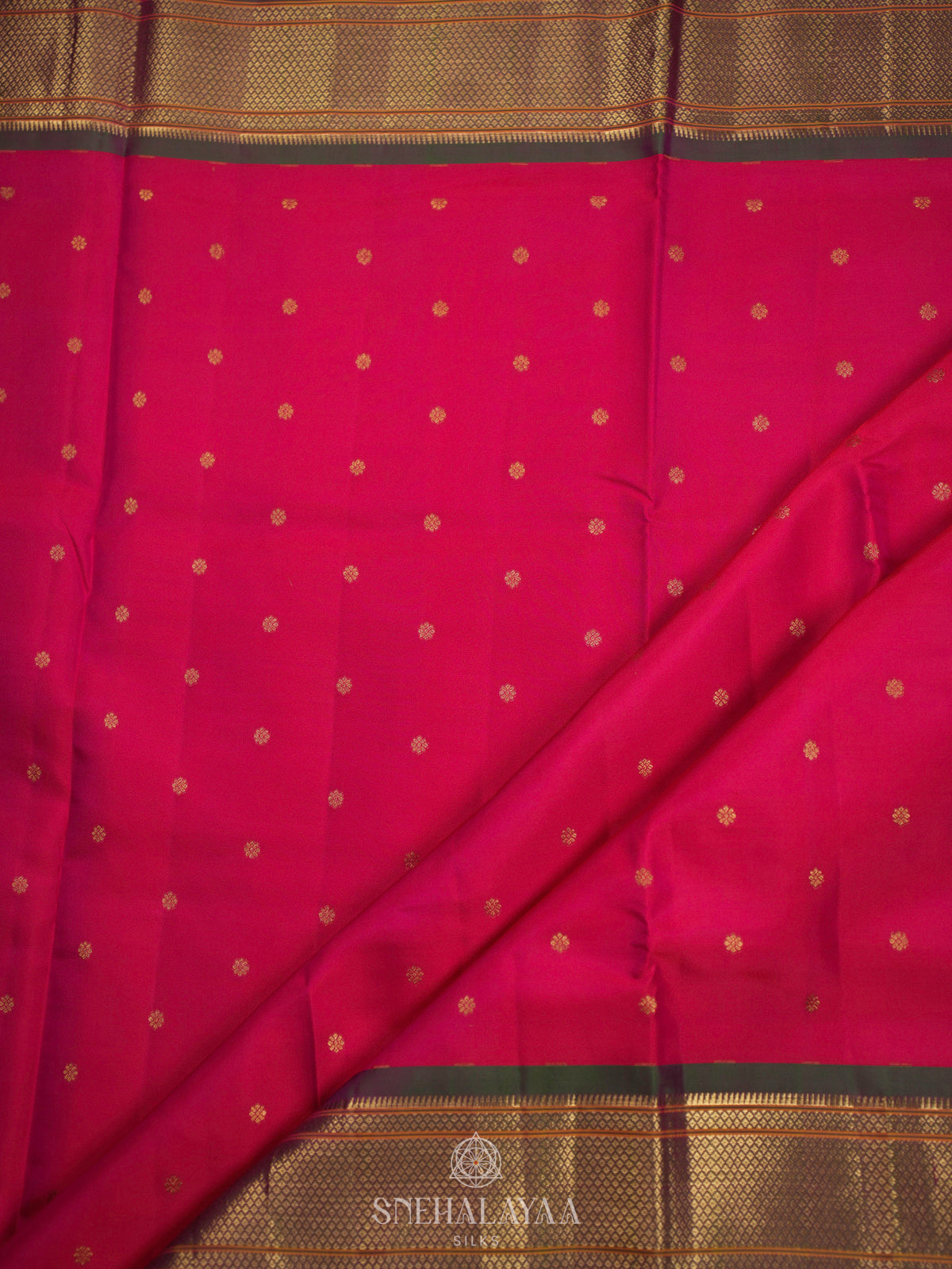 Pink Kanjivaram Silk Saree