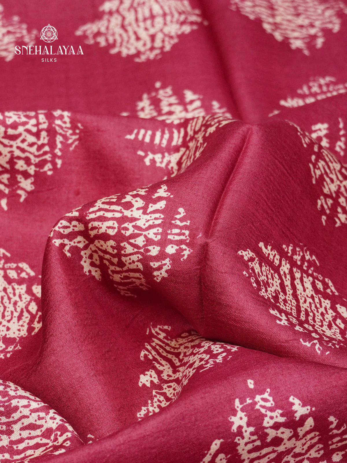 Pink Tussar Saree