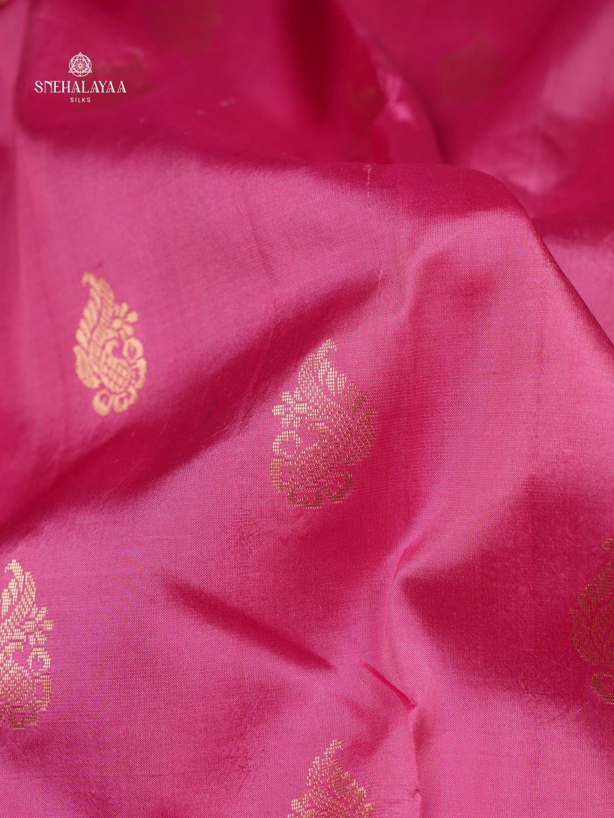 Pink kanjivaram Silk Saree