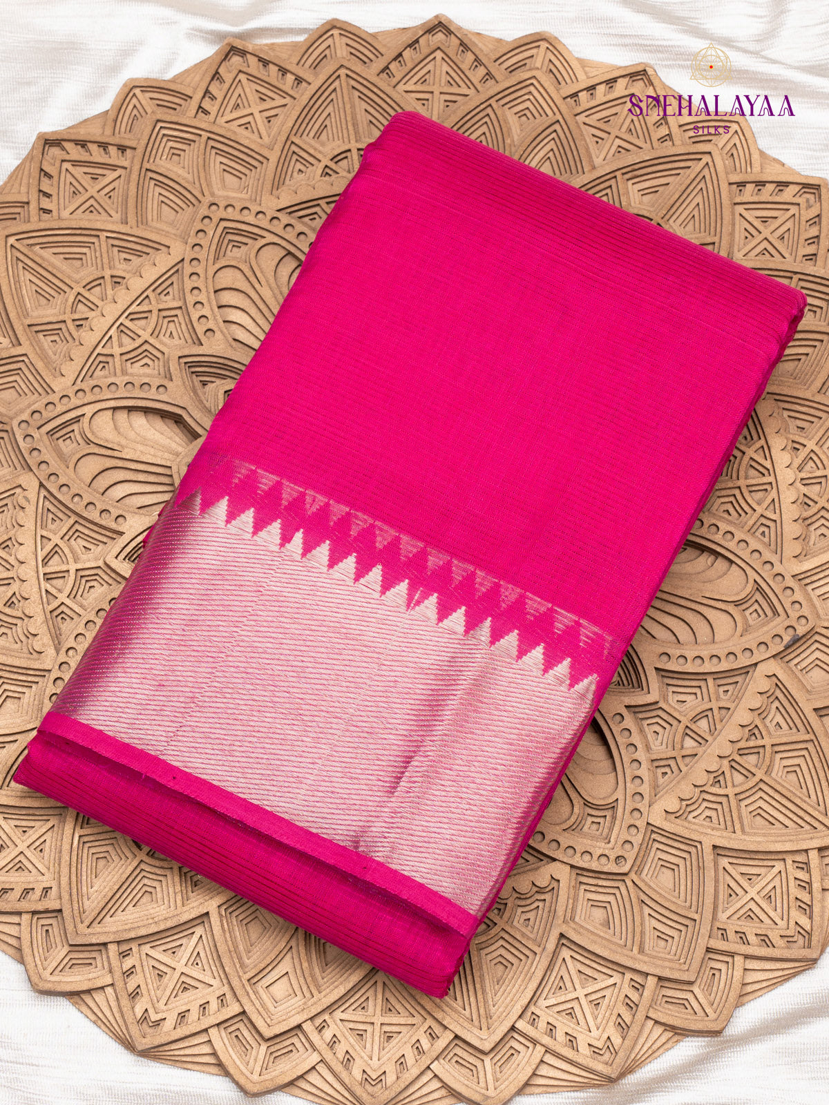 Pionk Mangalagiri Silk Cotton Saree