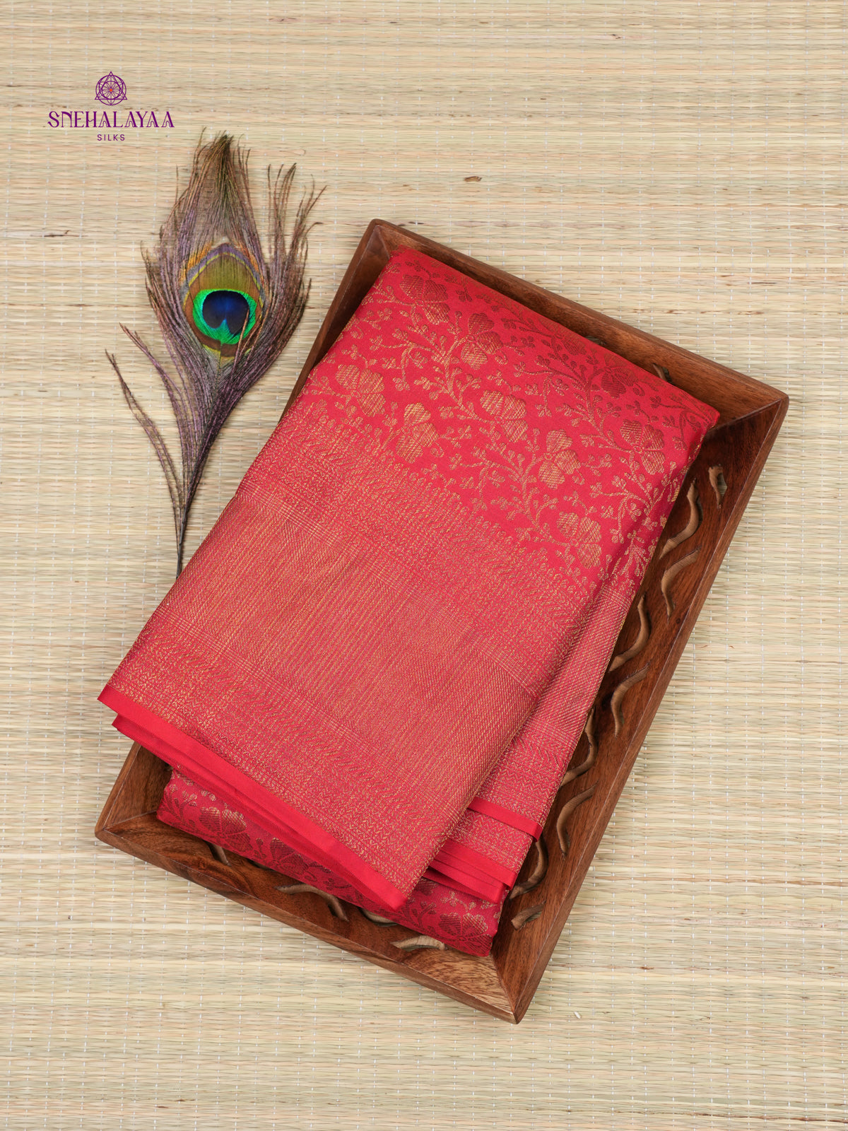 Red Kanjivaram Silk Saree
