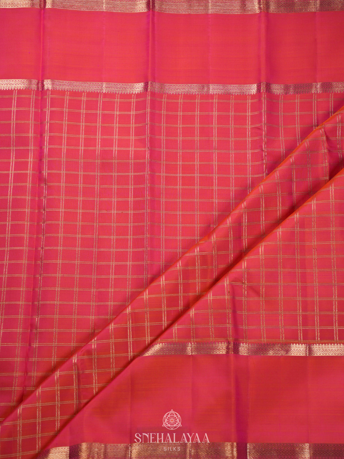 Pink Kanjivaram Silk Saree