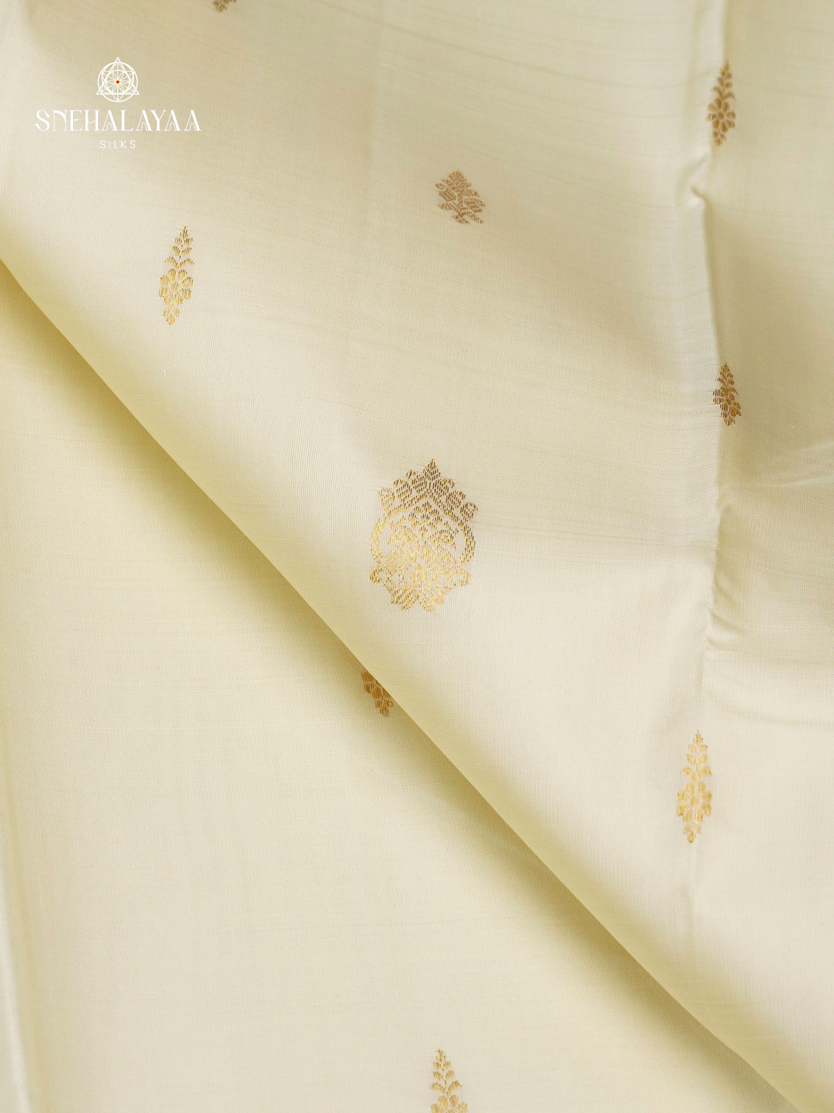 White Kanjivaram Silk Saree