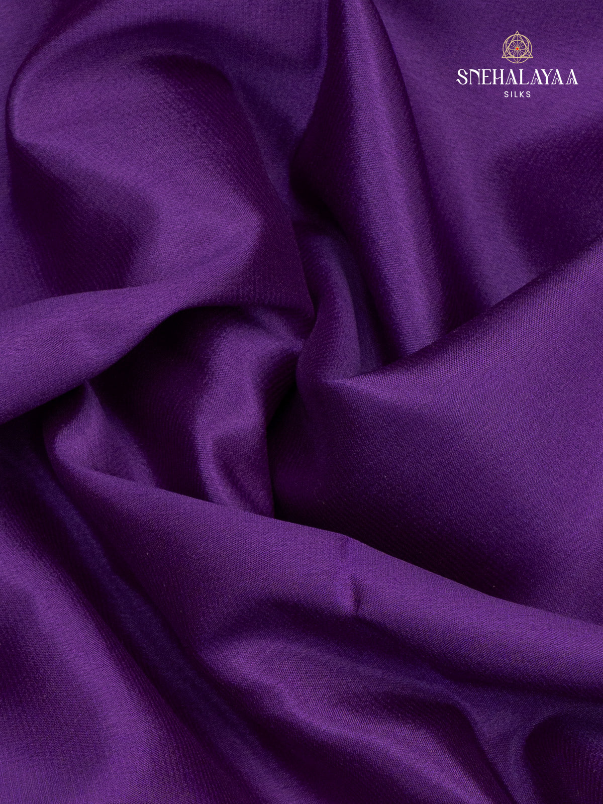Purple Mysore Silk Saree