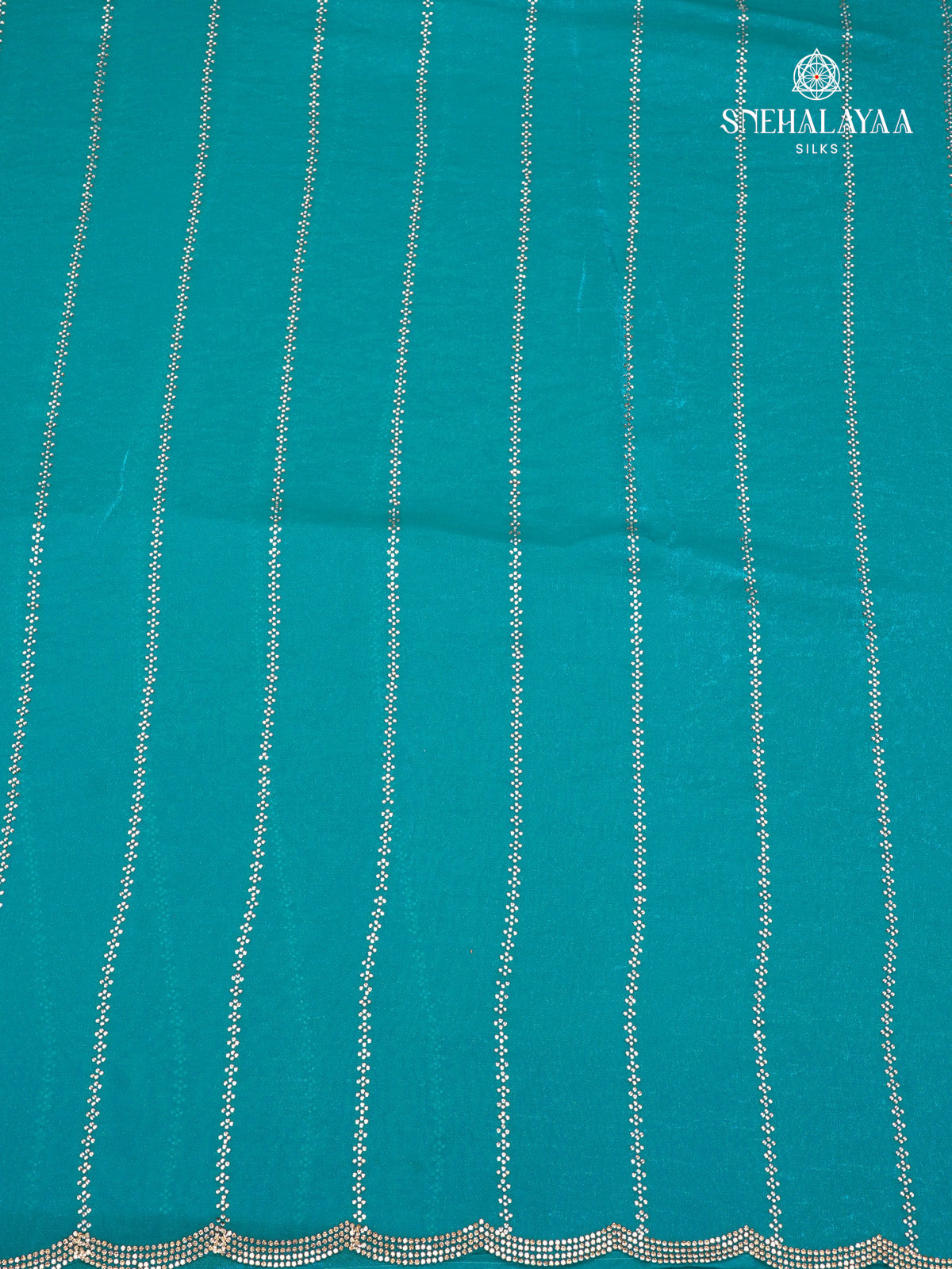 Sky Blue Designer Saree