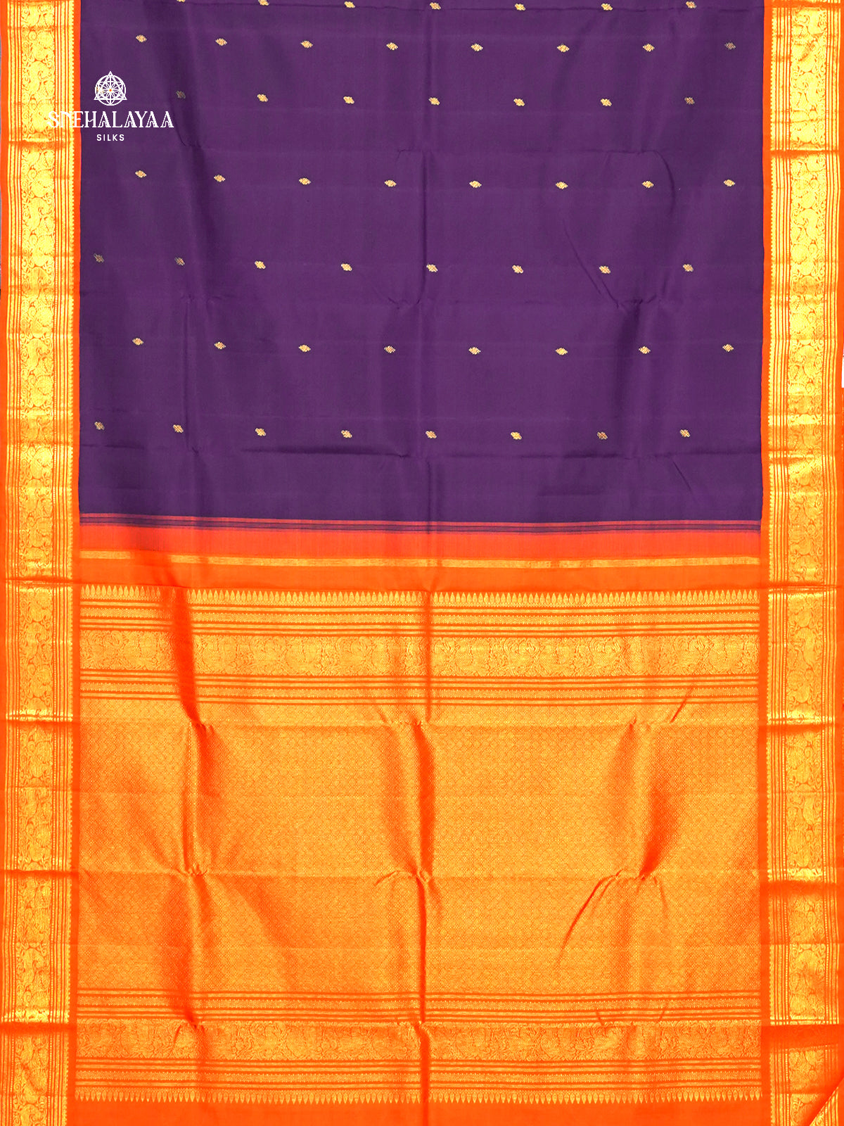 Purple Kanjivaram Silk Saree