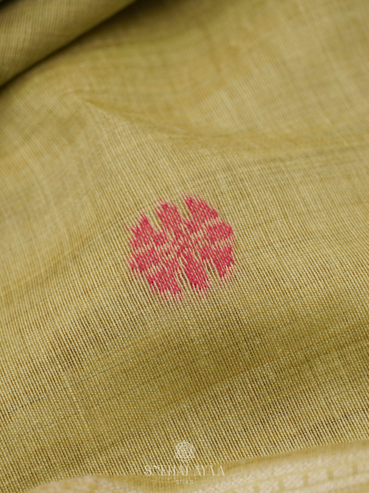 Green Munga Cotton Saree