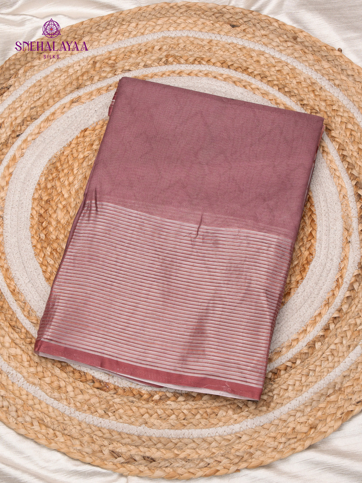 Plum Dola Silk Saree