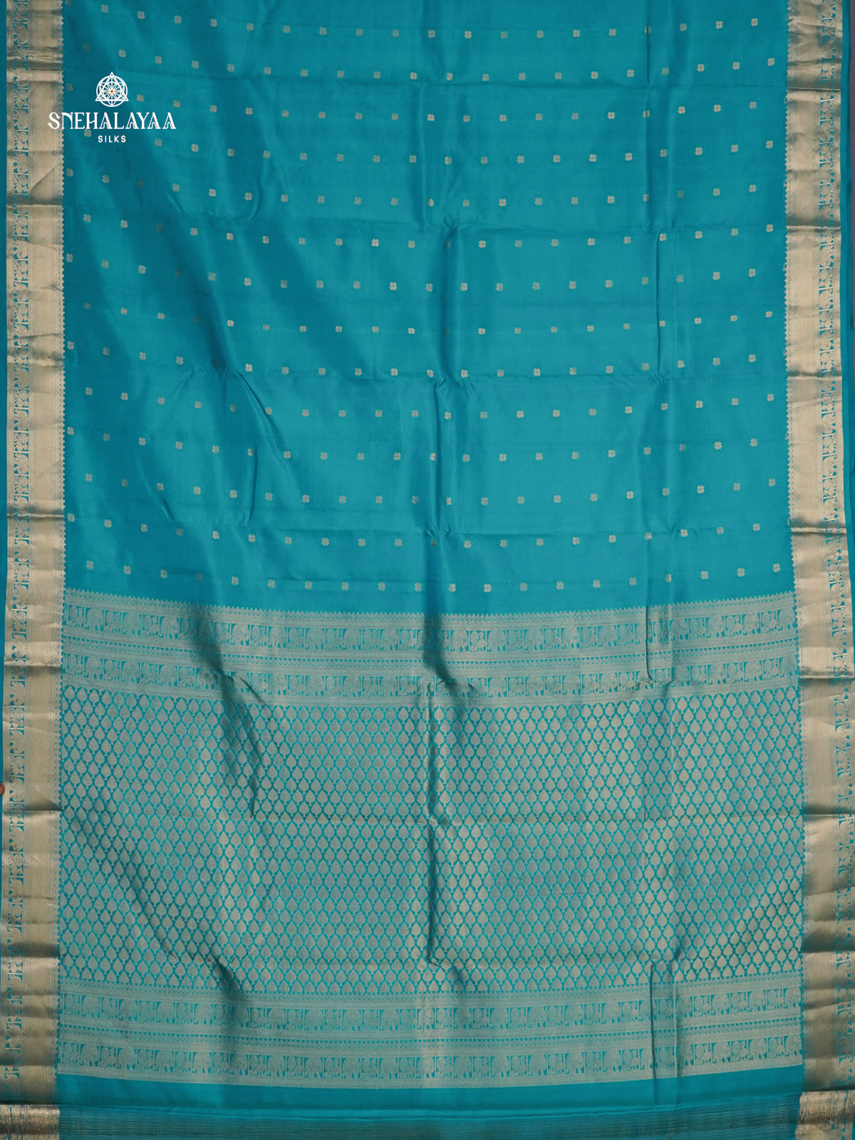 Blue Kanjivaram Silk Saree