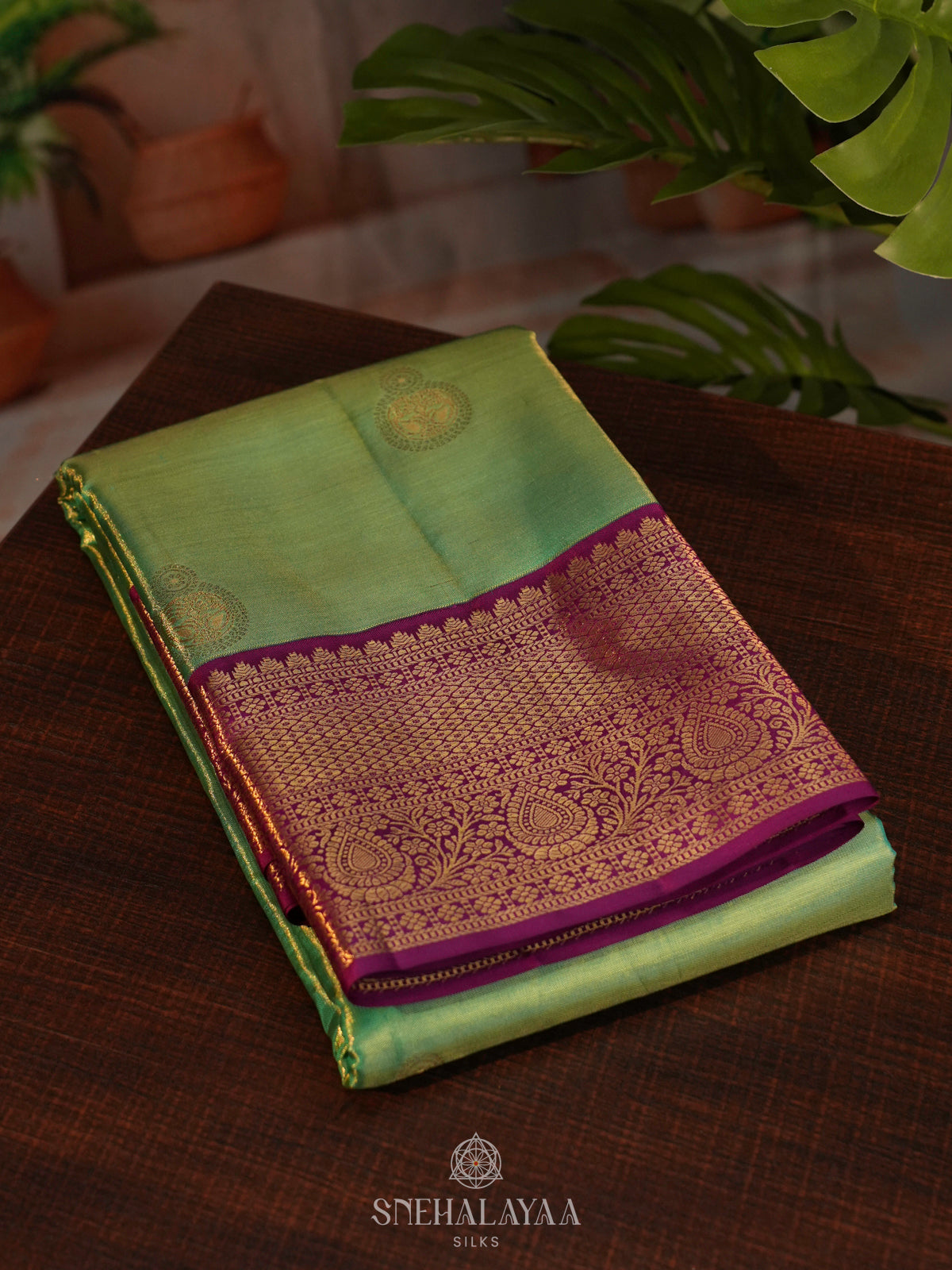 Green Kanjivaram Silk Saree