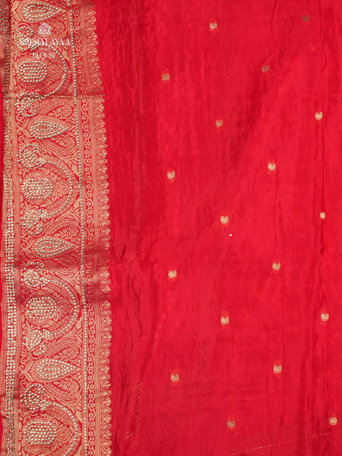 Red Designer Saree