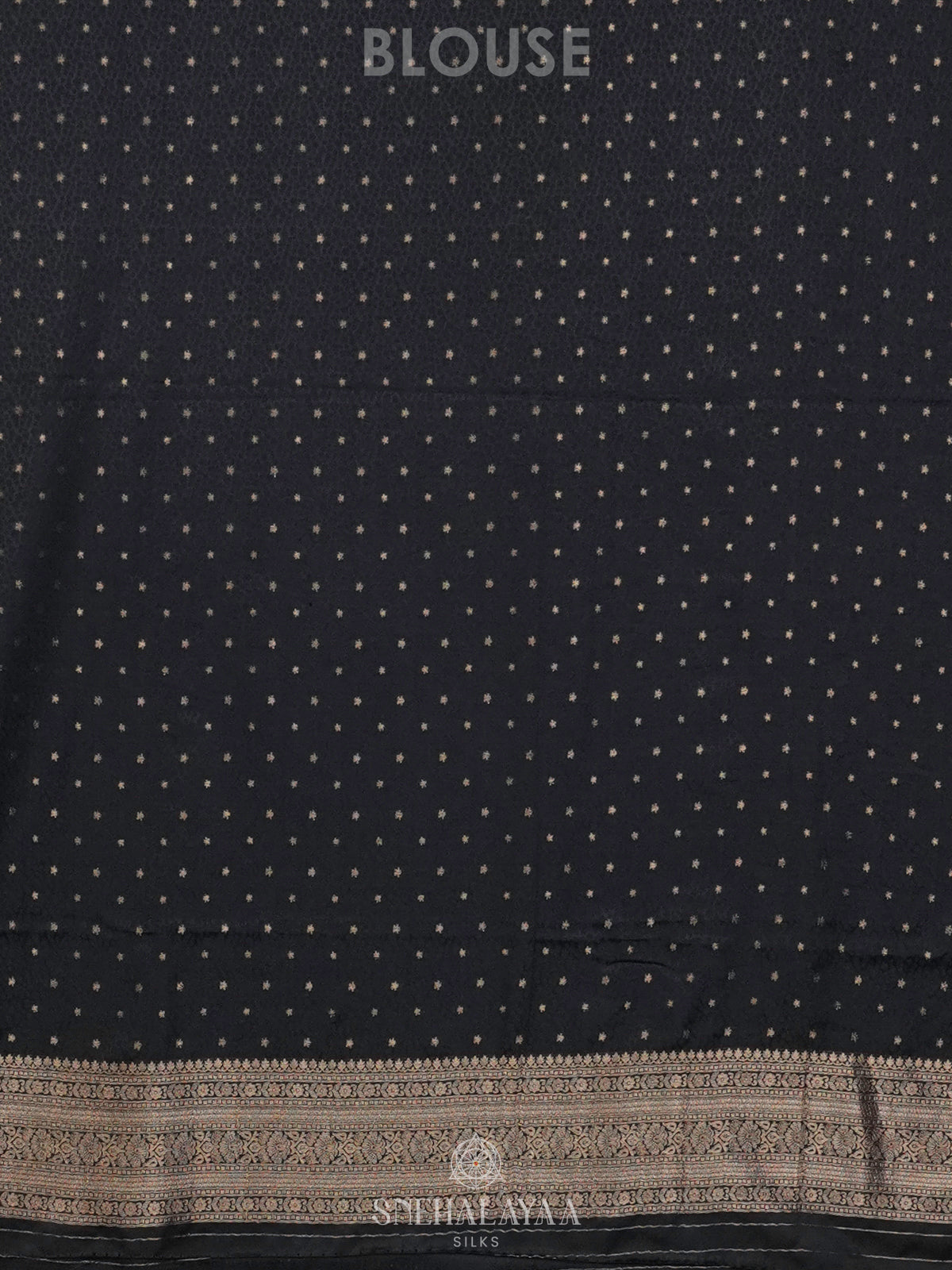 Black Banaras Silk Saree