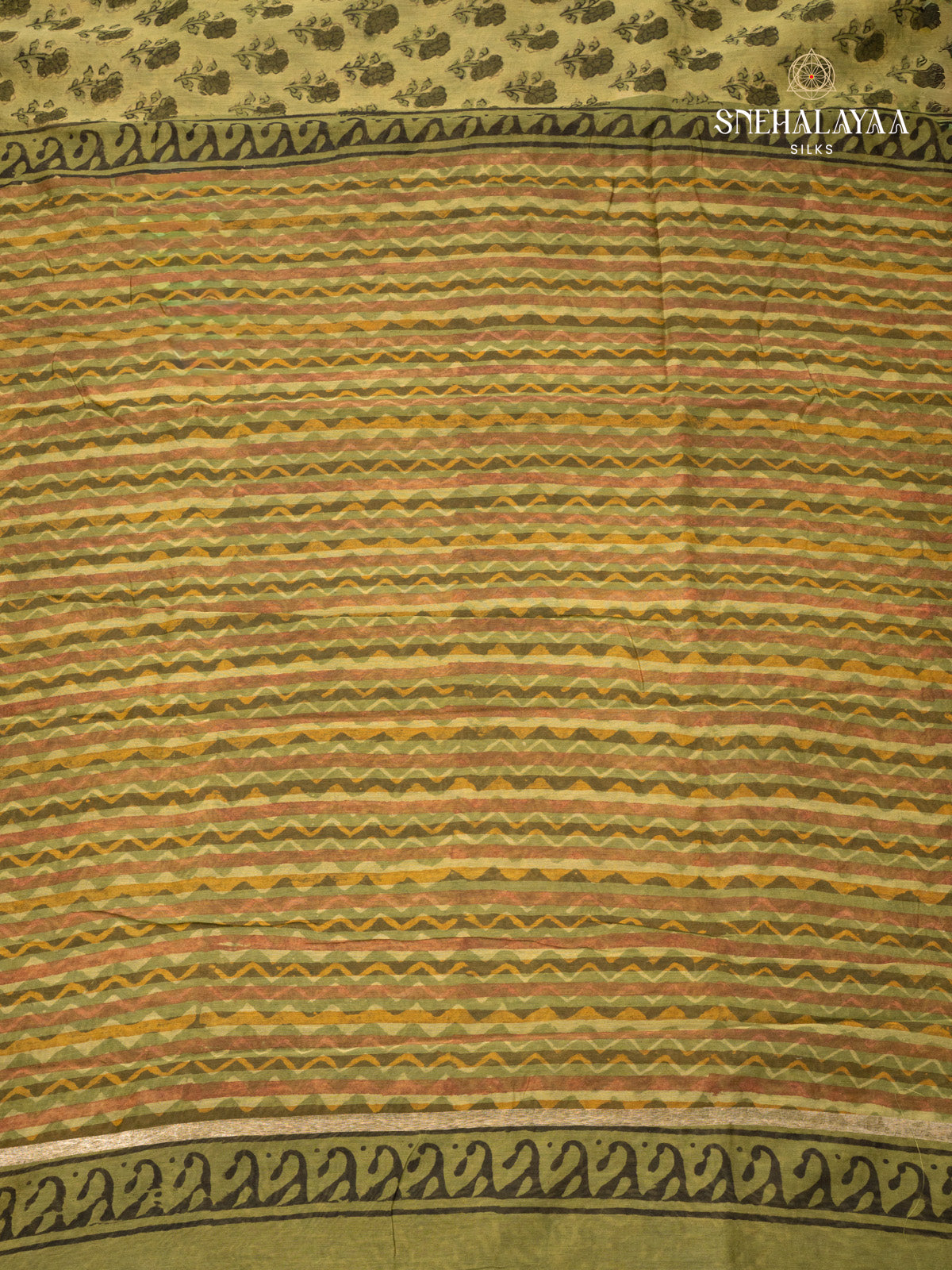 Green Chanderi Saree