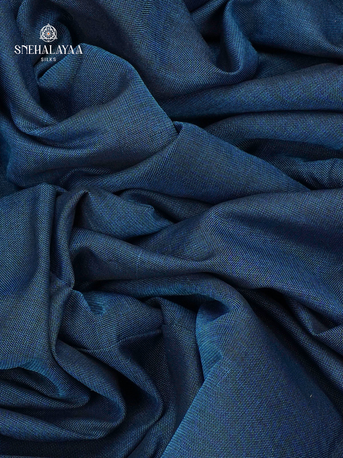 Navy Blue Narayanpet Cotton Saree