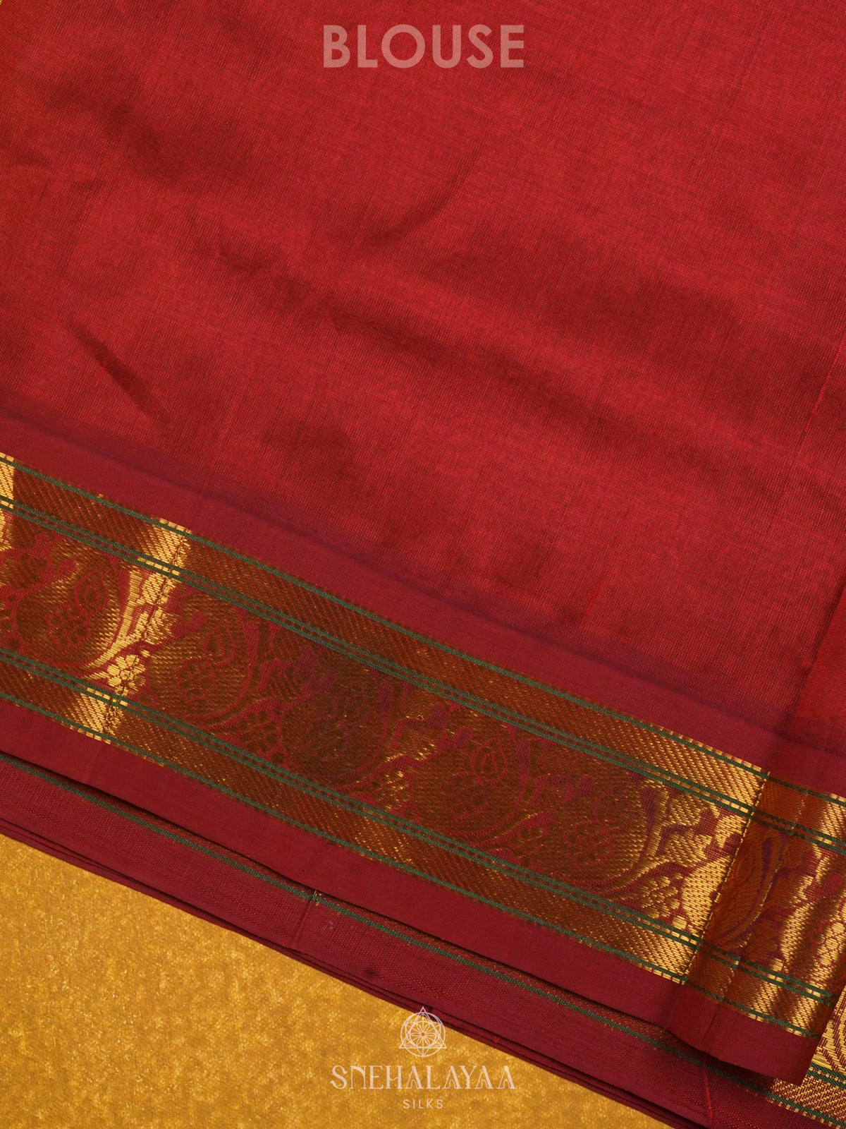 Lime Green Kanchi Silk Cotton Saree