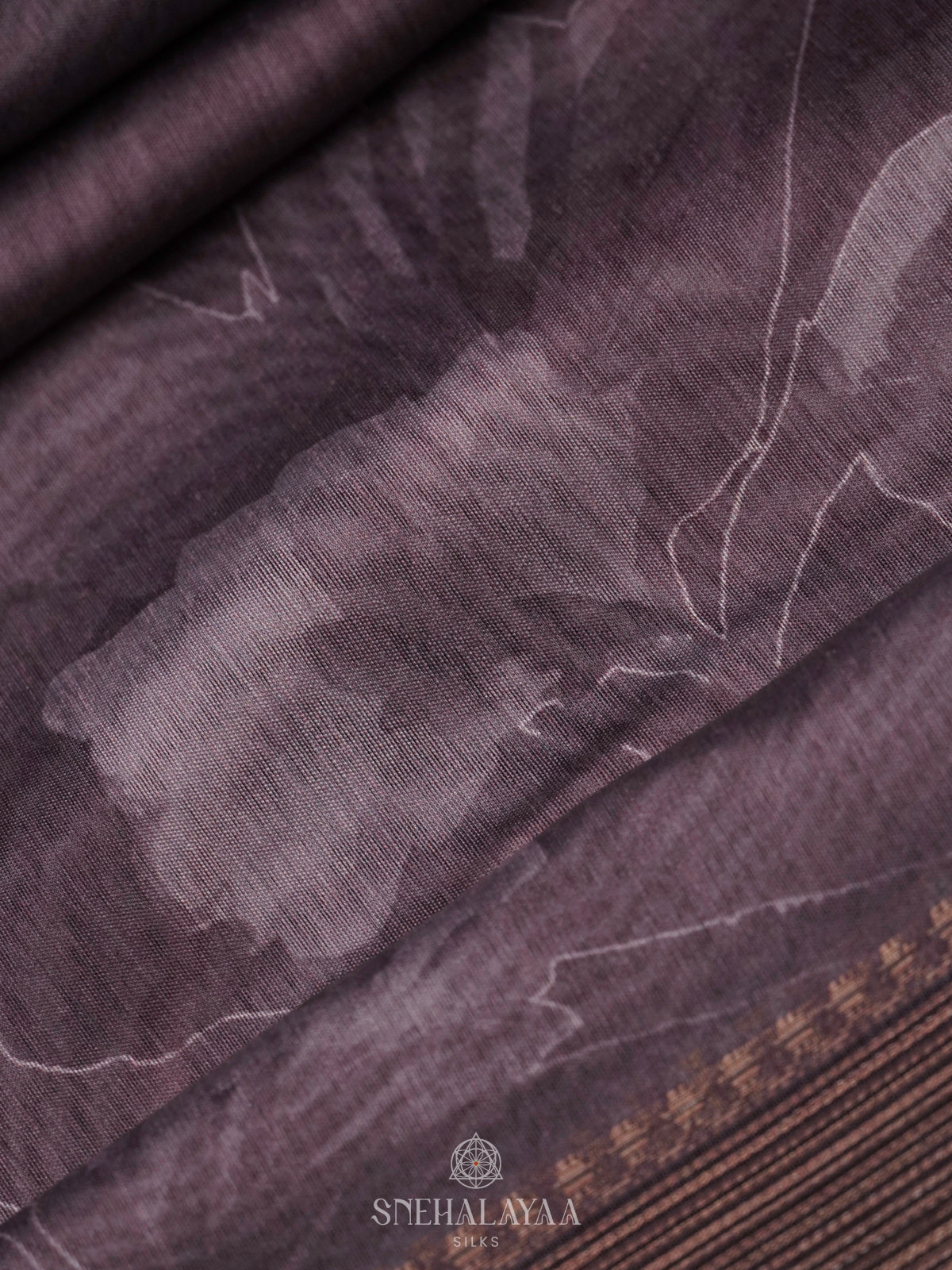 Purple Chanderi Saree
