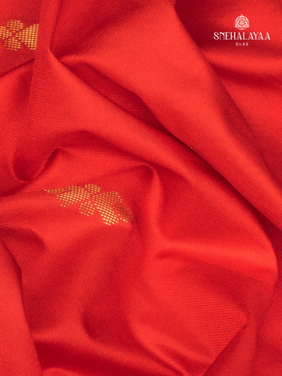 Rust Orange Gadwal Silk Saree