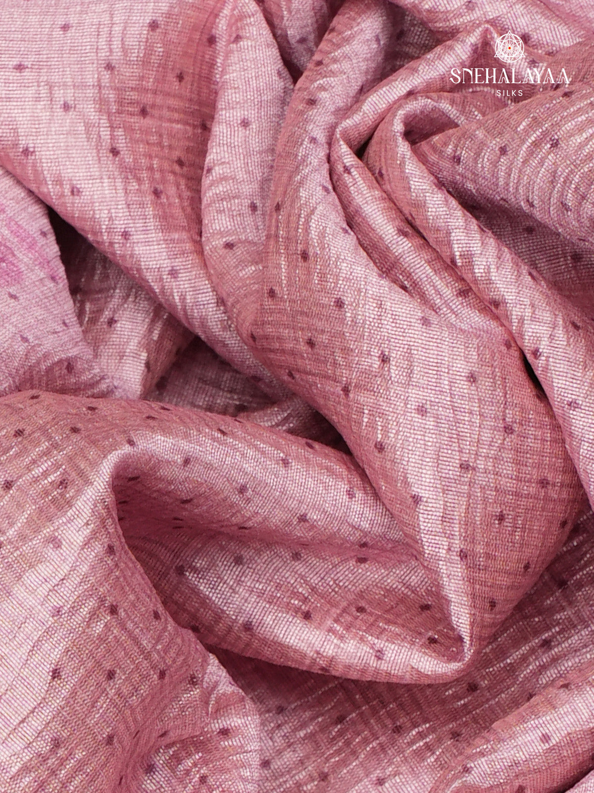 Lotus Pink Crush Embroidery Saree