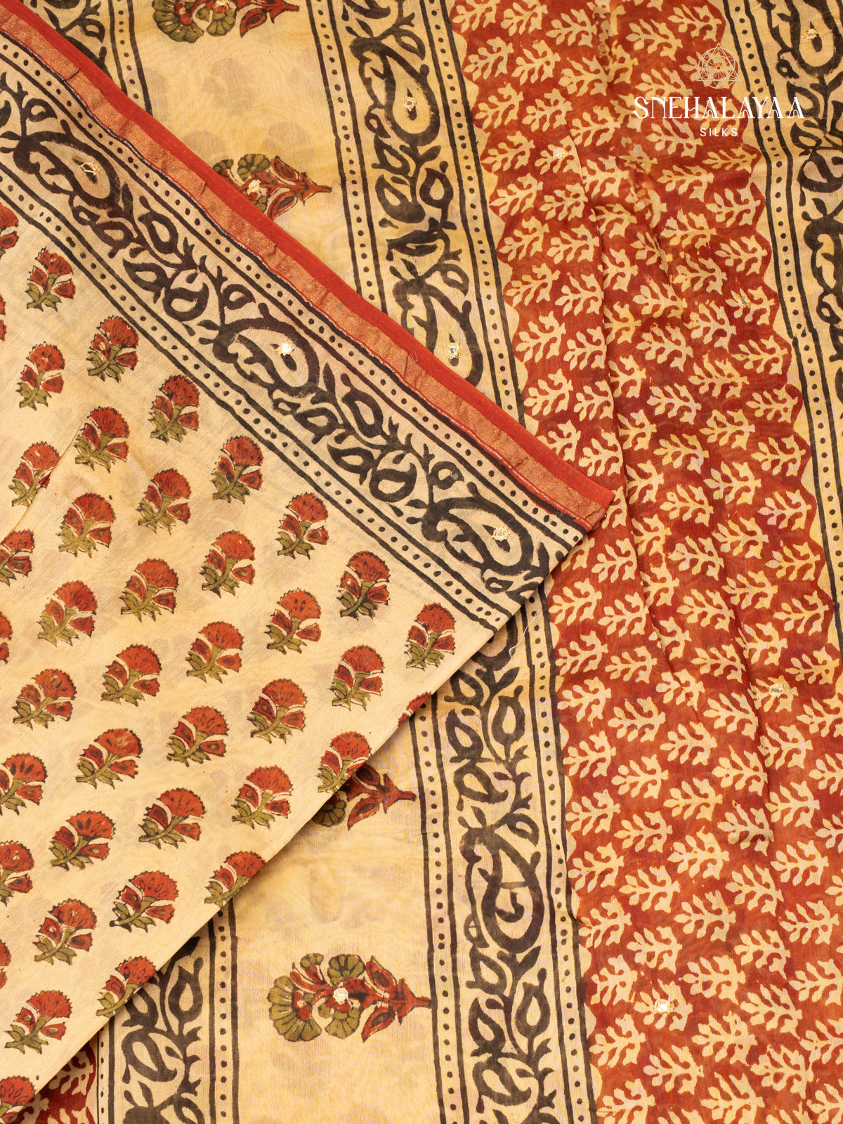 Sandal Chanderi Saree