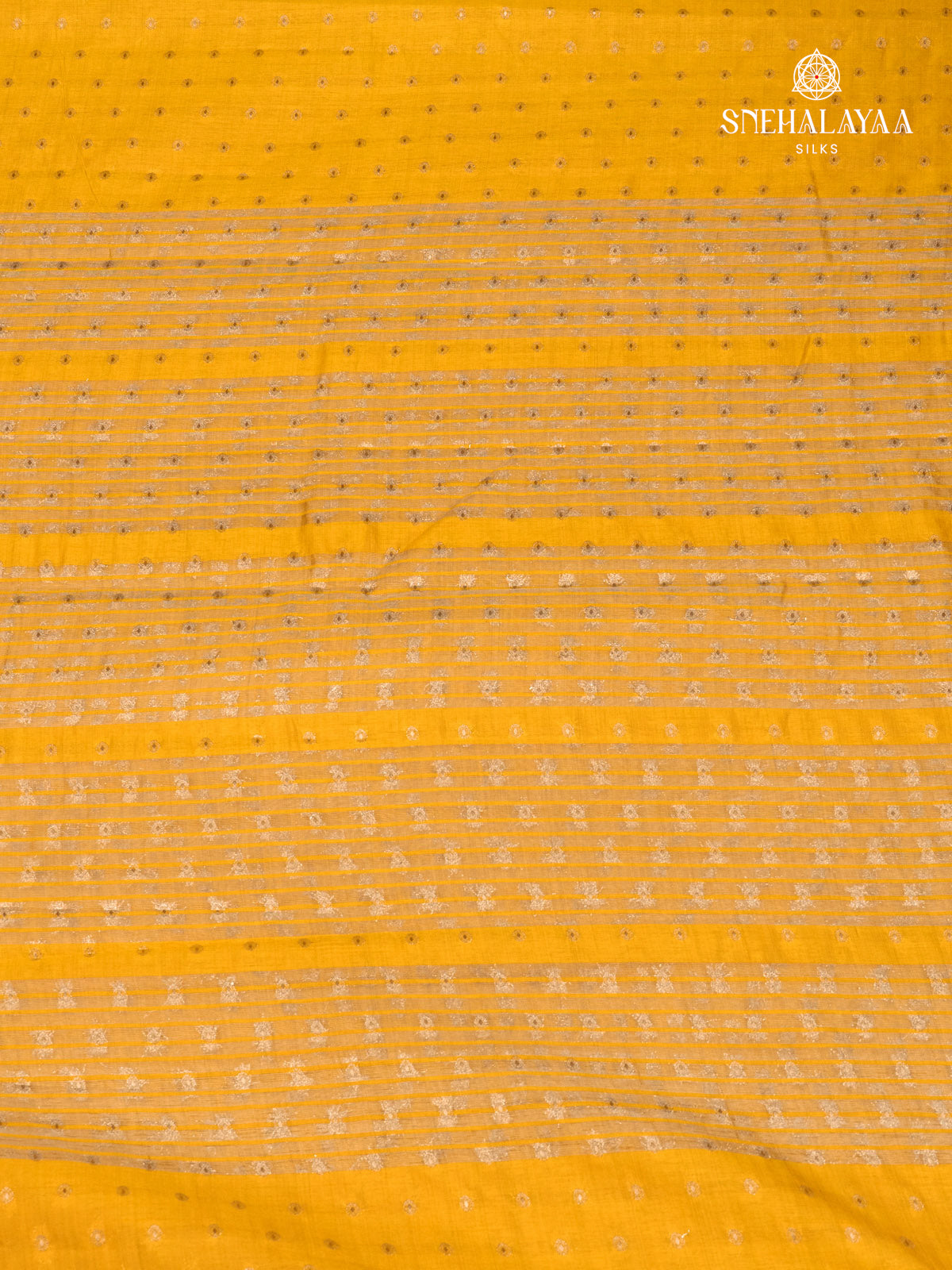 Yellow Raw Silk Saree