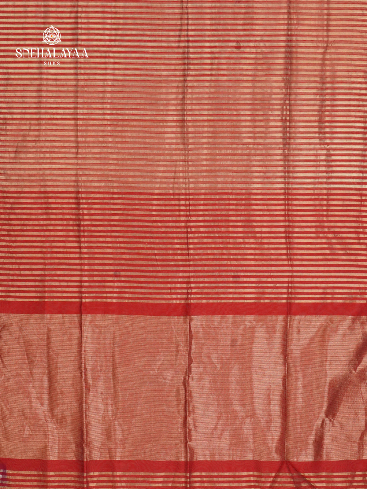 Red Maheshwari Silk Cotton Saree