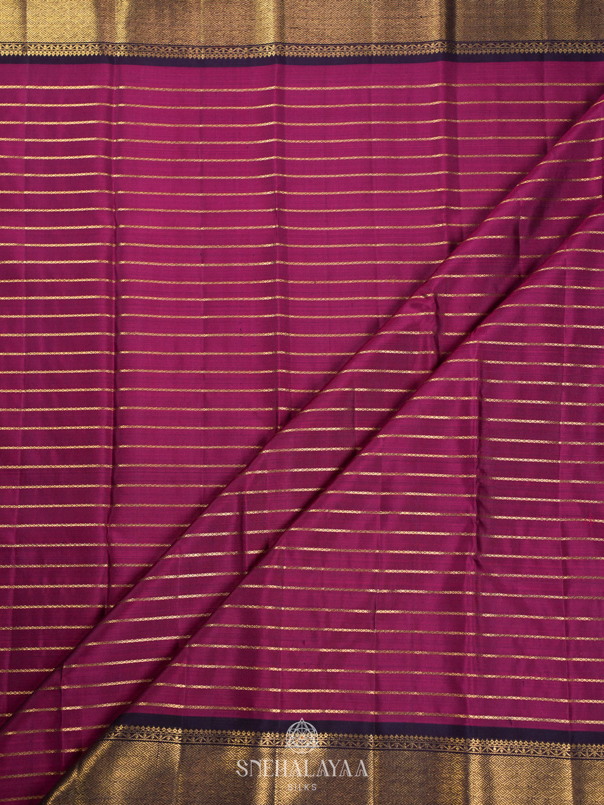 Magenta Kanjivaram Silk Saree