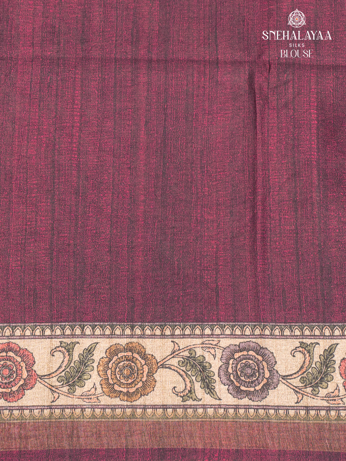 Grape Tussar Saree