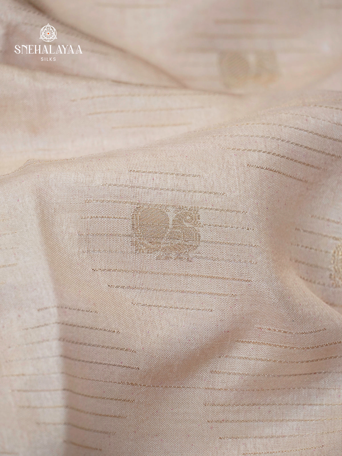 White Dola Silk Saree