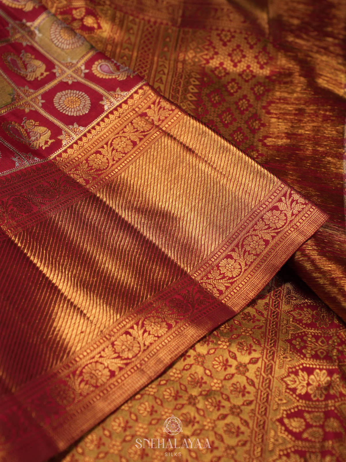 Red Kanjivaram Silk Saree