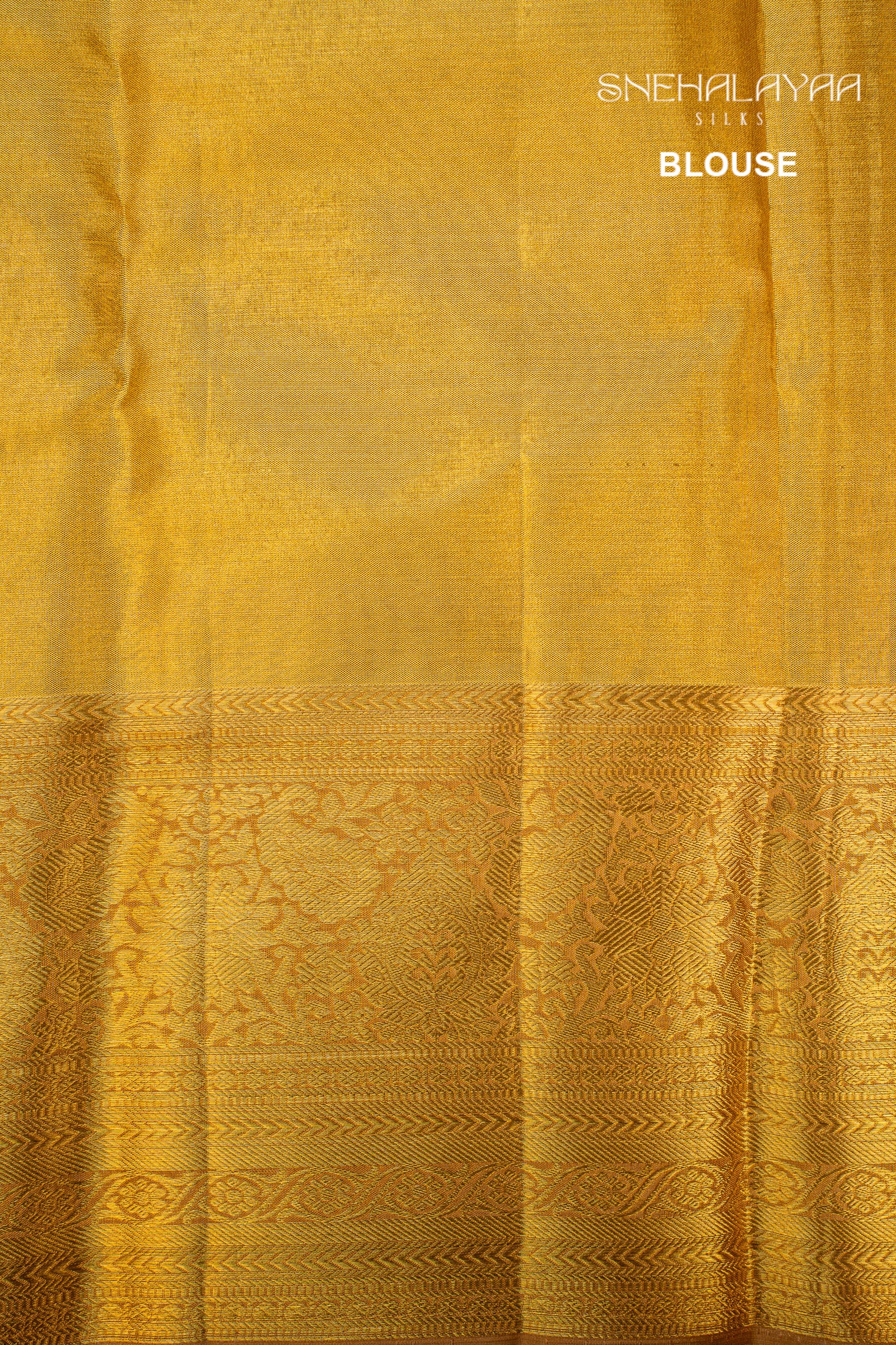 Golden Tissue Kancheevaram Silk Saree