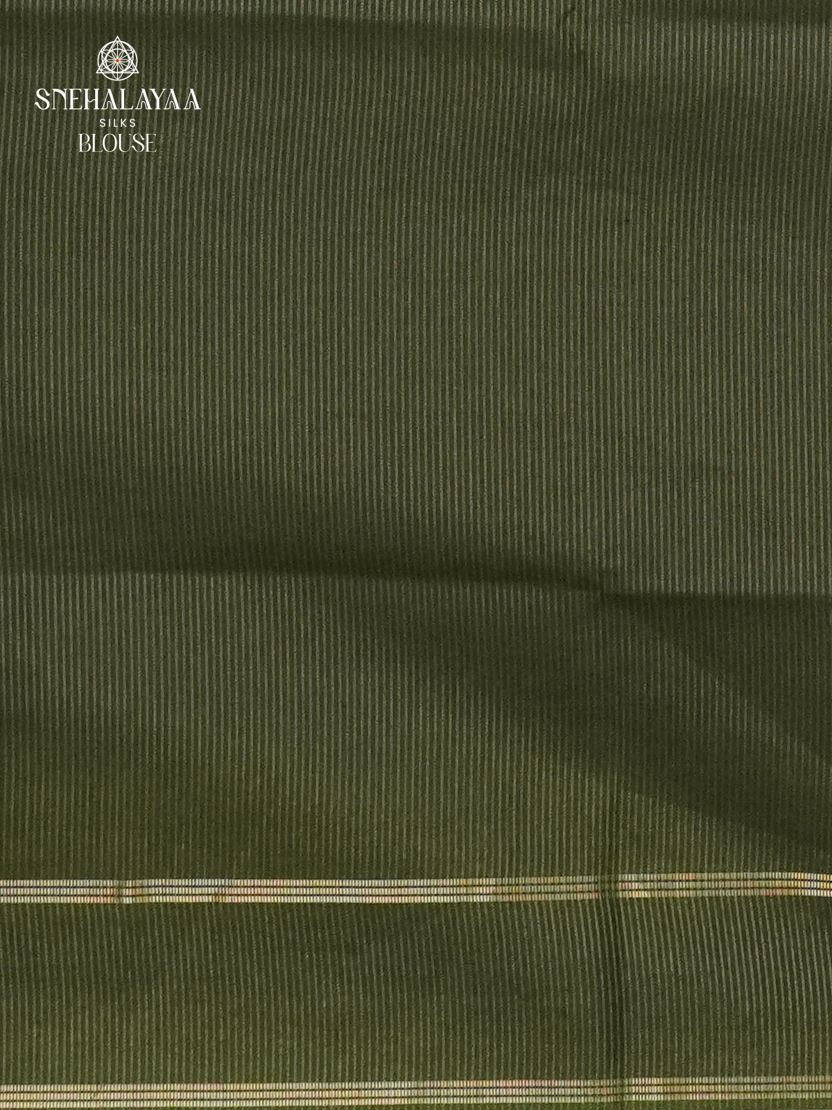 Green Munga Tussar Embroidery Saree