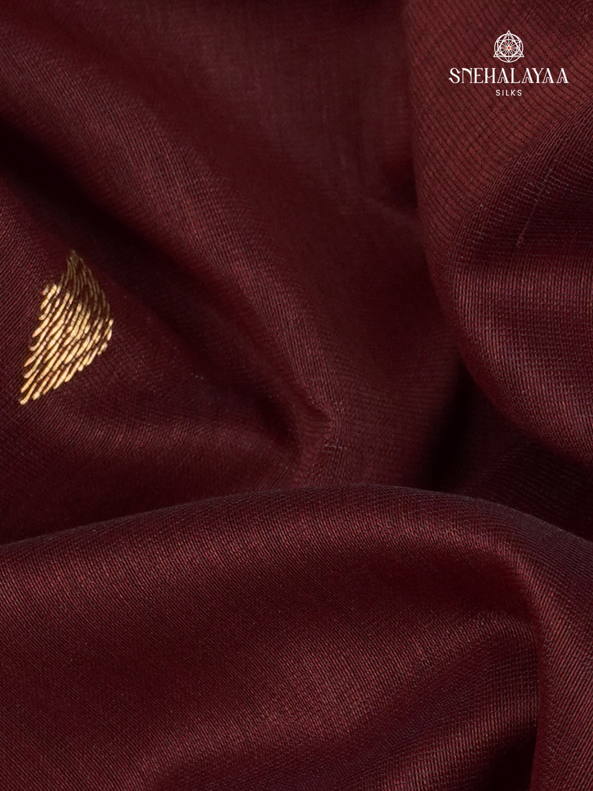 Brown Maheshwari Silk Cotton Saree