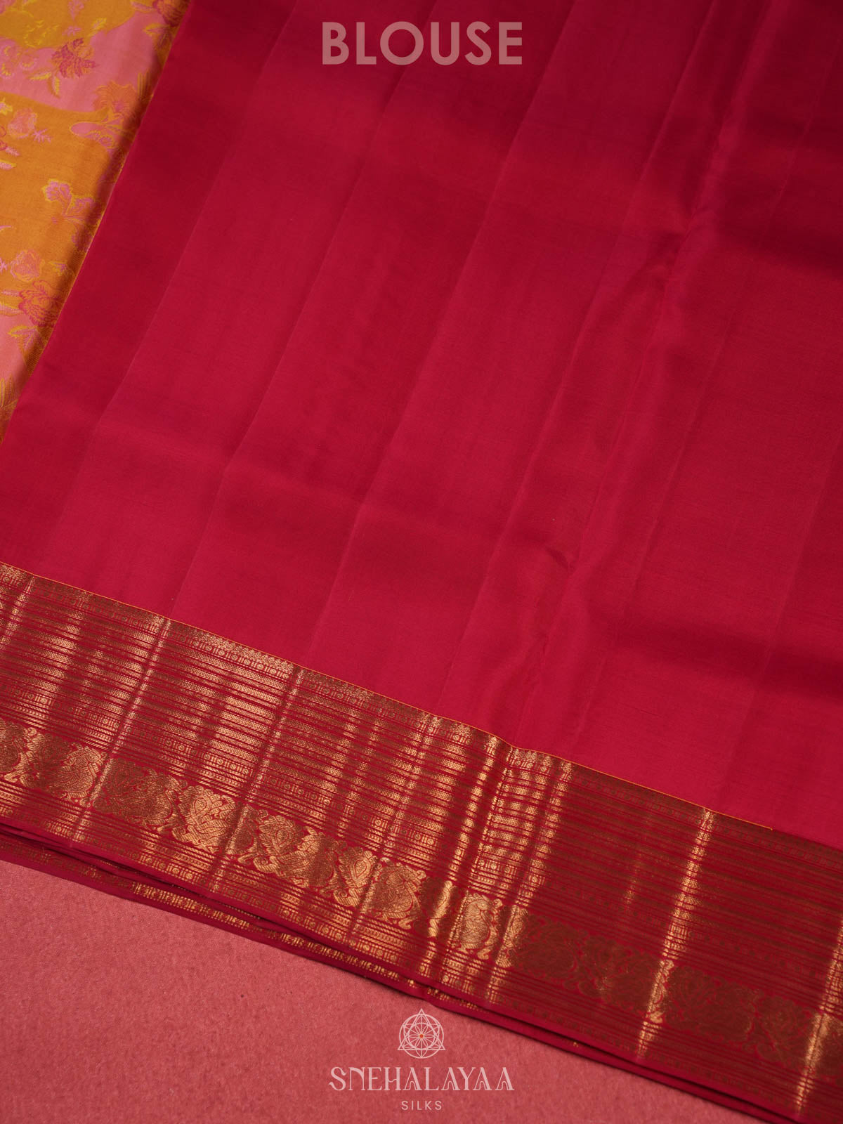Pink Kanjivaram Silk Saree