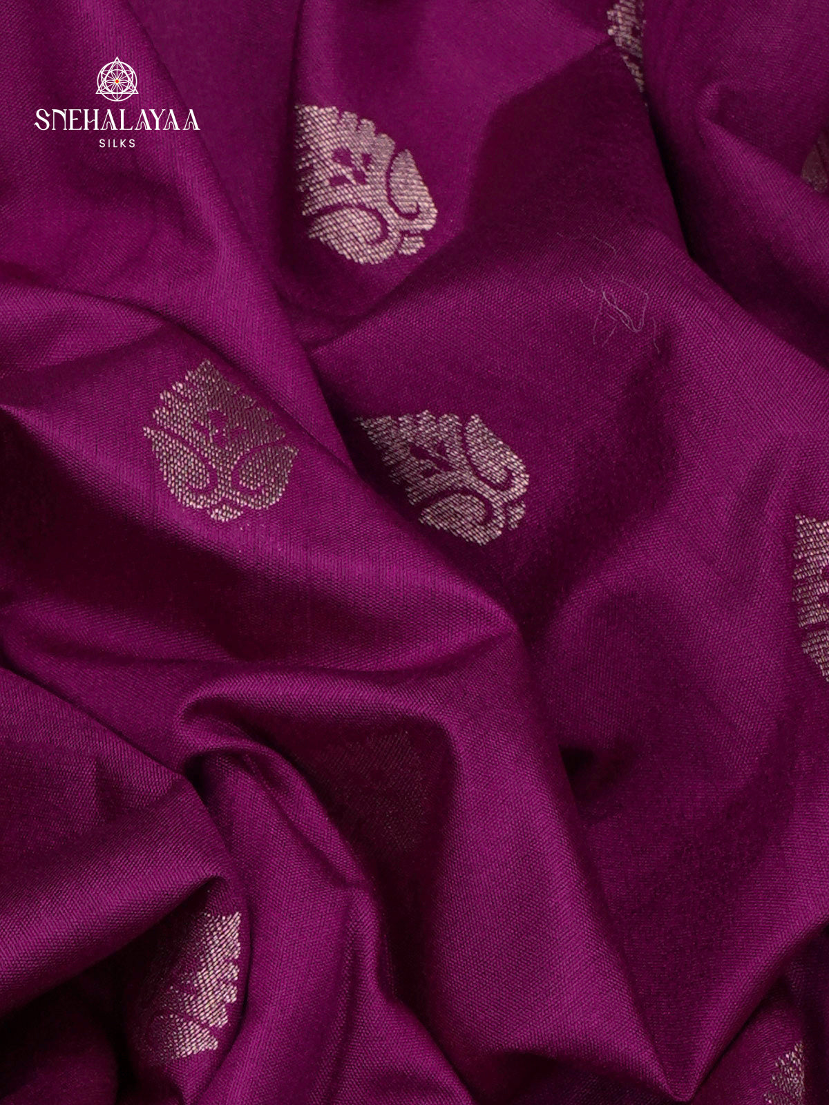 Violet Banaras Dola Silk Saree