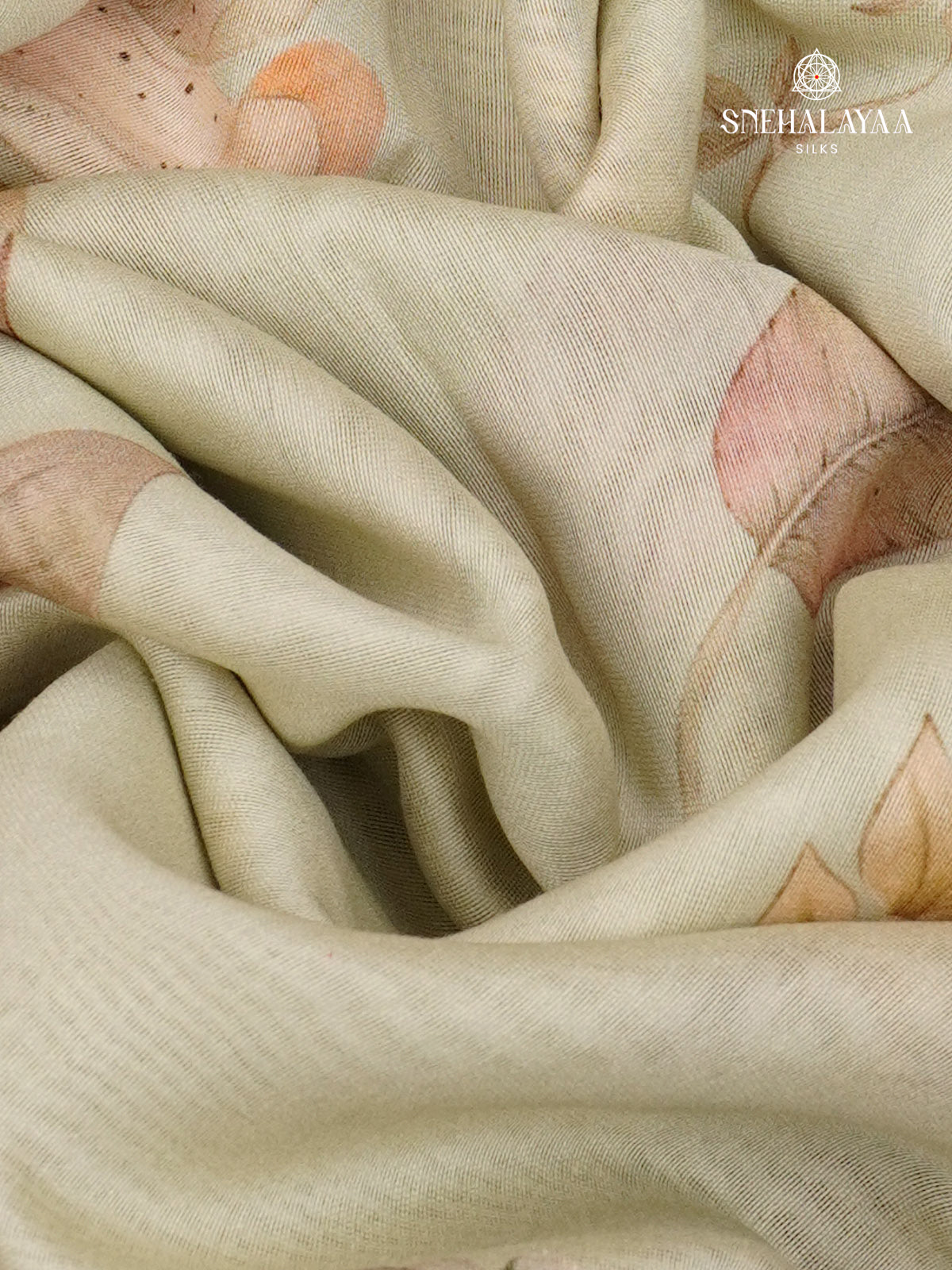 Sage Green Chanderi Saree