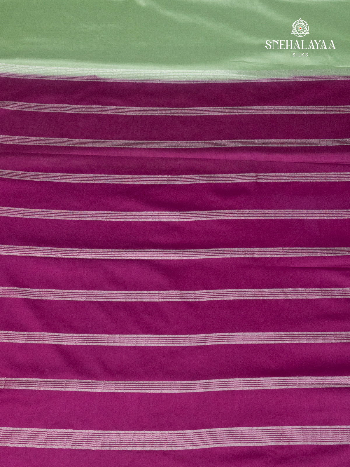 Sage Green Mysore Silk Saree