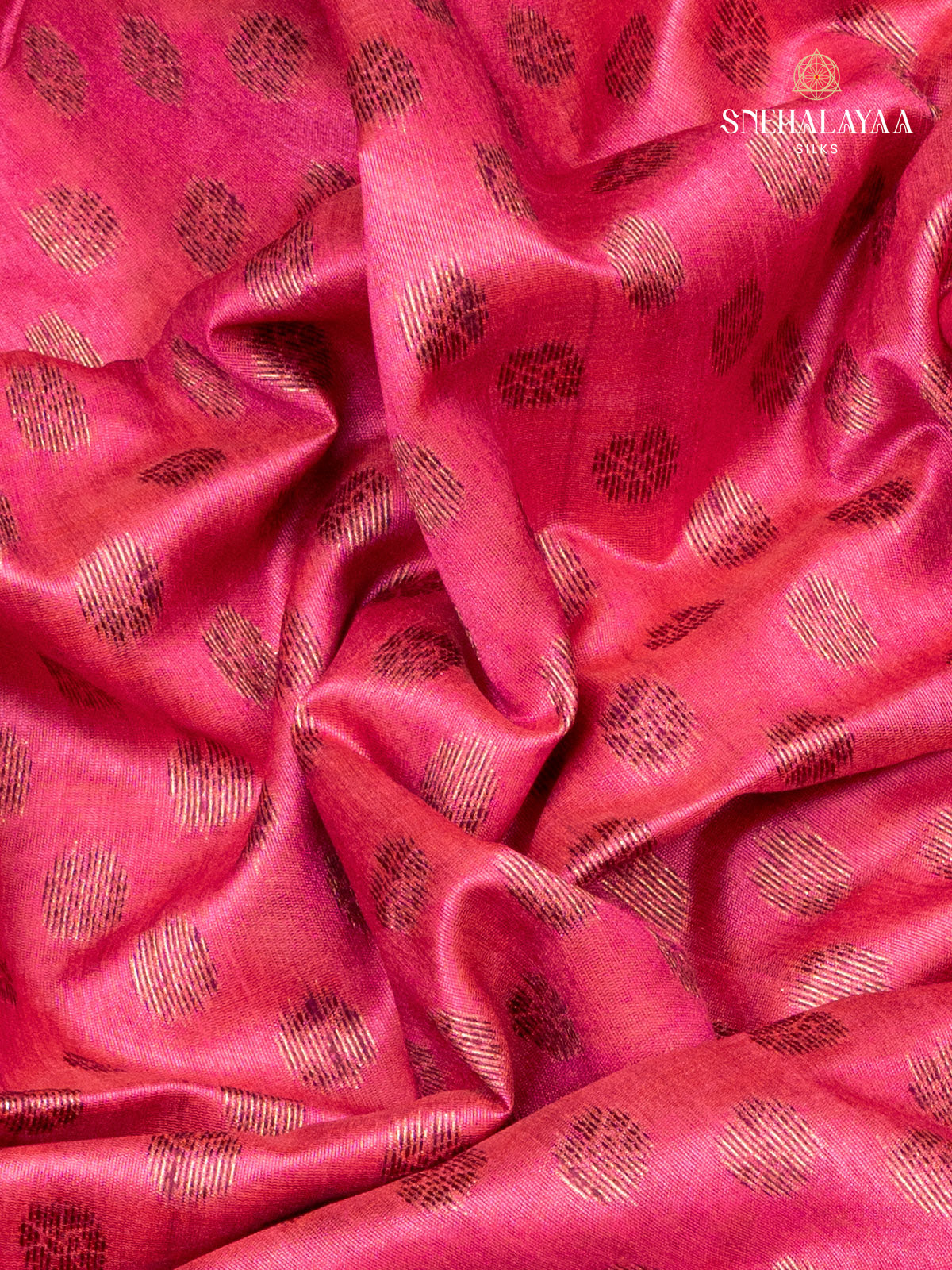 Pink Jute Saree