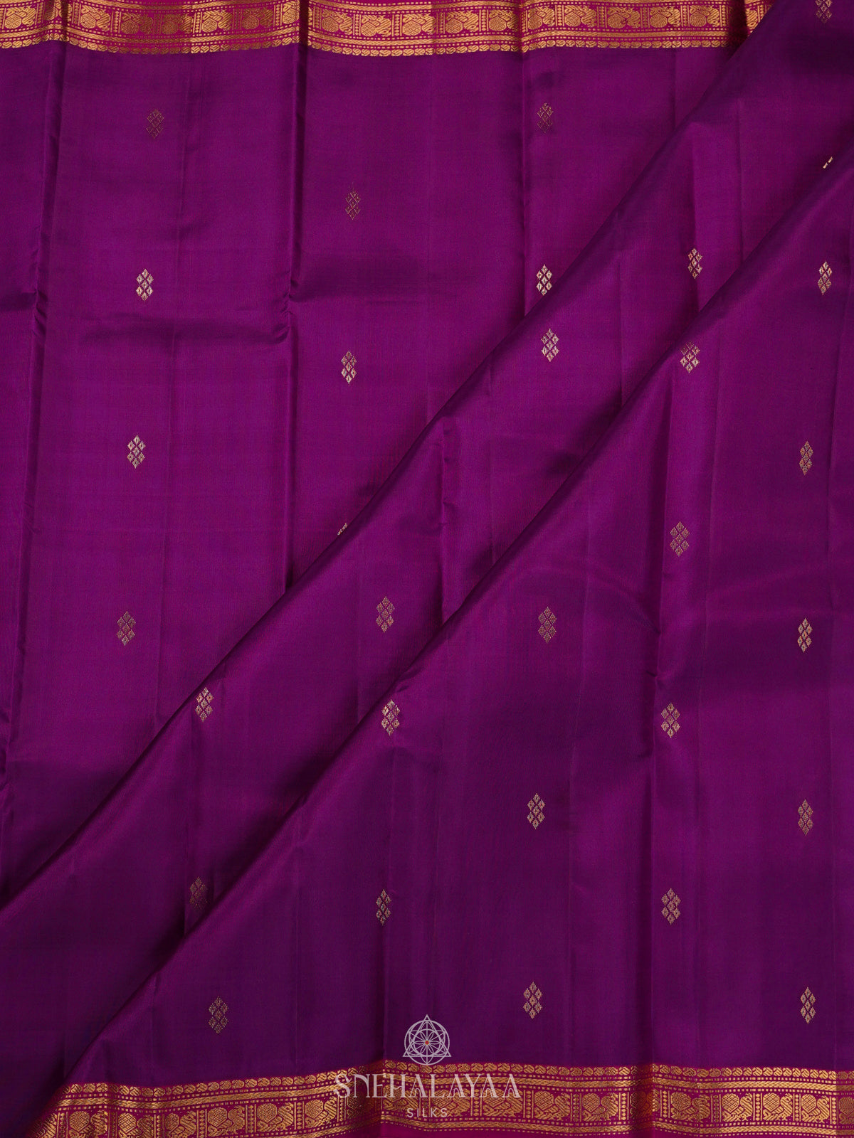 Magenta Kanjivaram Silk Saree
